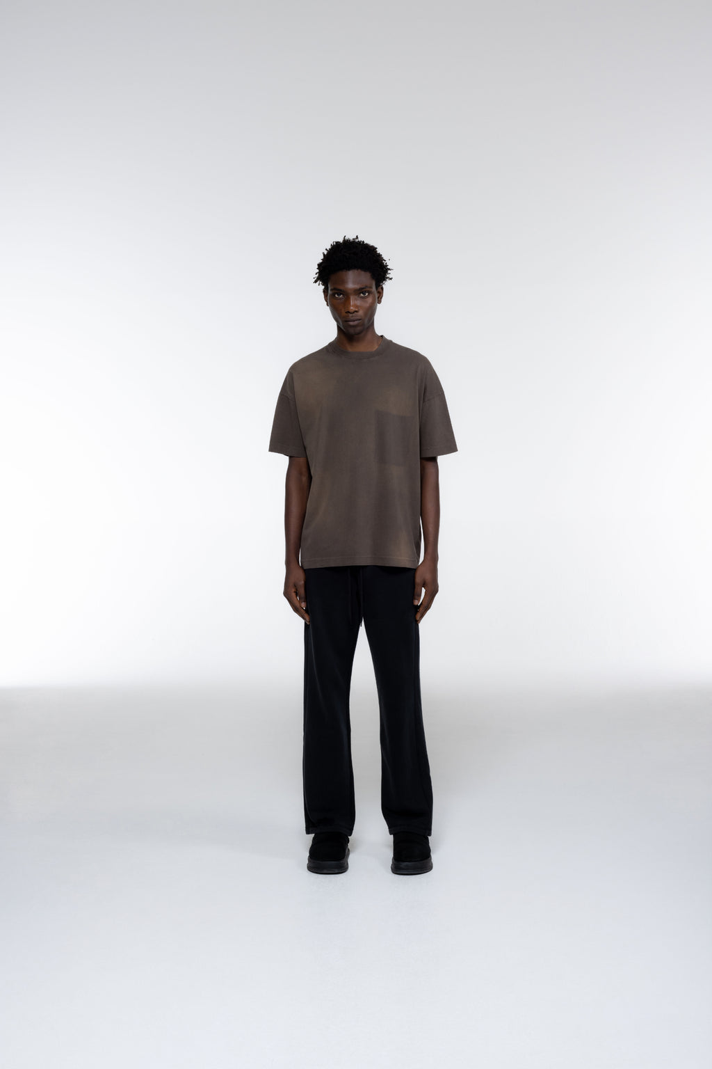 Cole Buxton | Pocket Fade T-Shirt | Mens | Washed Brown