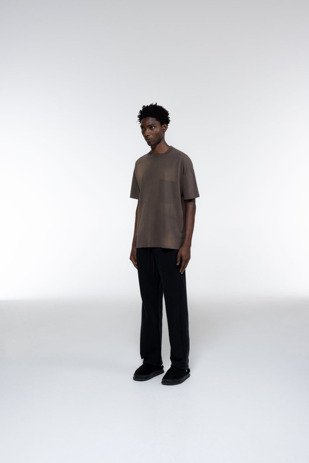 Cole Buxton | Pocket Fade T-Shirt | Mens | Washed Brown