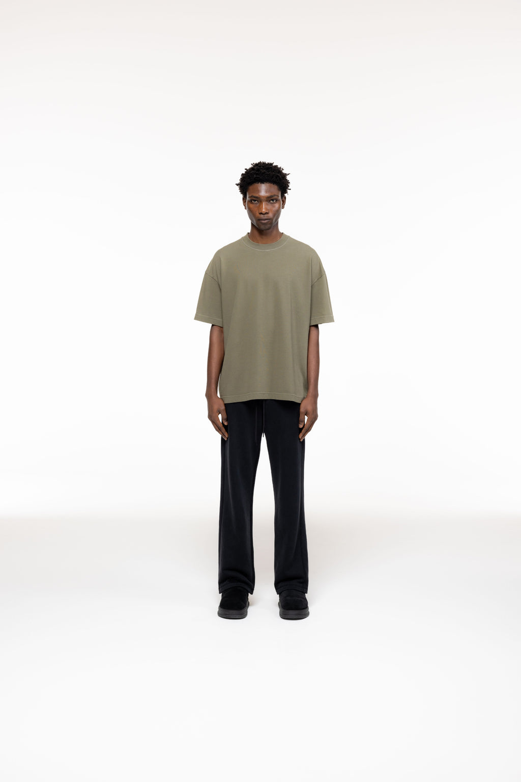 Cole Buxton | Heavyweight Warm Up T-Shirt | Mens | Khaki