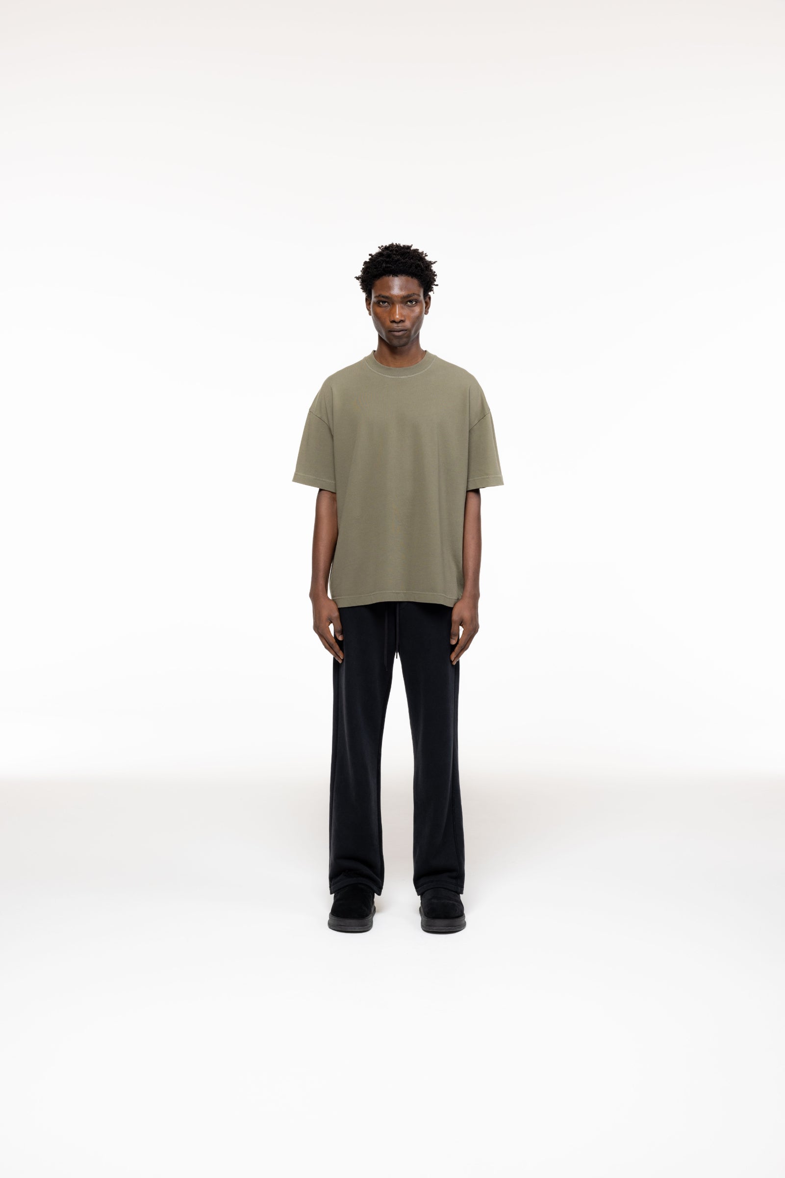 Cole Buxton | Heavyweight Warm Up T-Shirt | Mens | Khaki