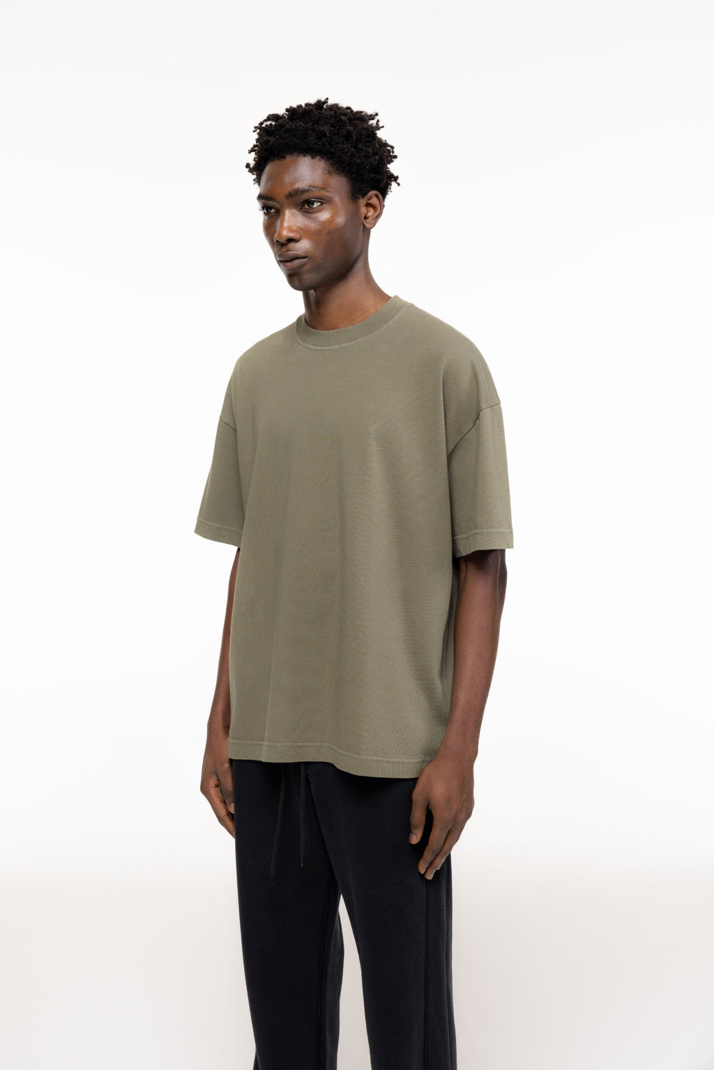 Cole Buxton | Heavyweight Warm Up T-Shirt | Mens | Khaki