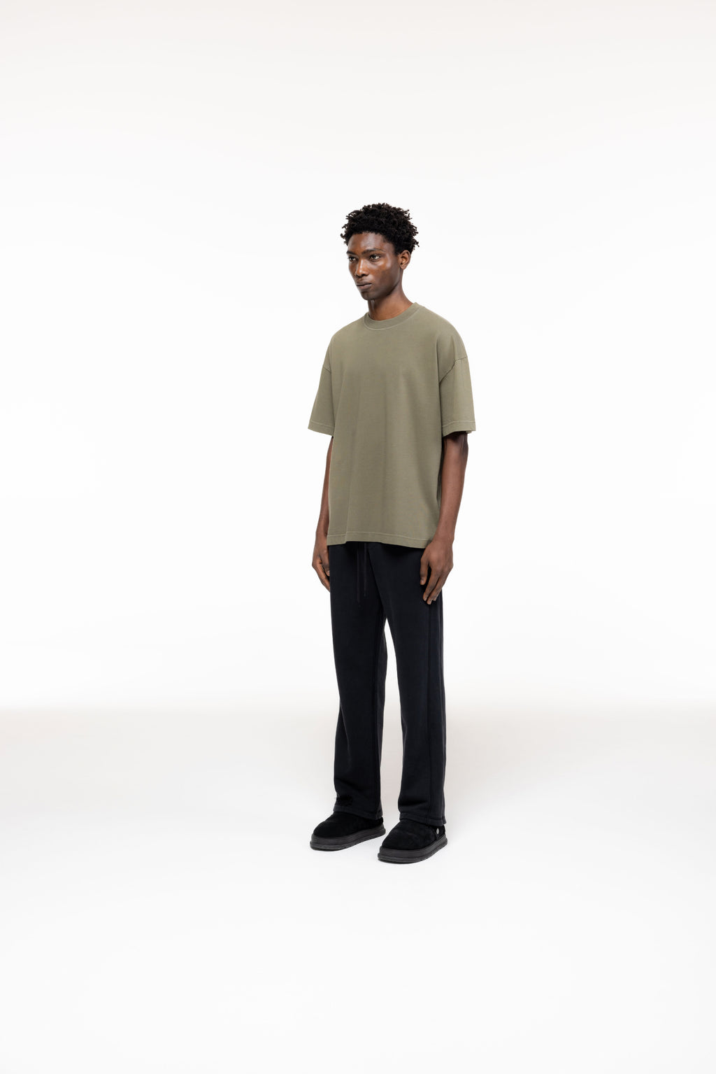Cole Buxton | Heavyweight Warm Up T-Shirt | Mens | Khaki
