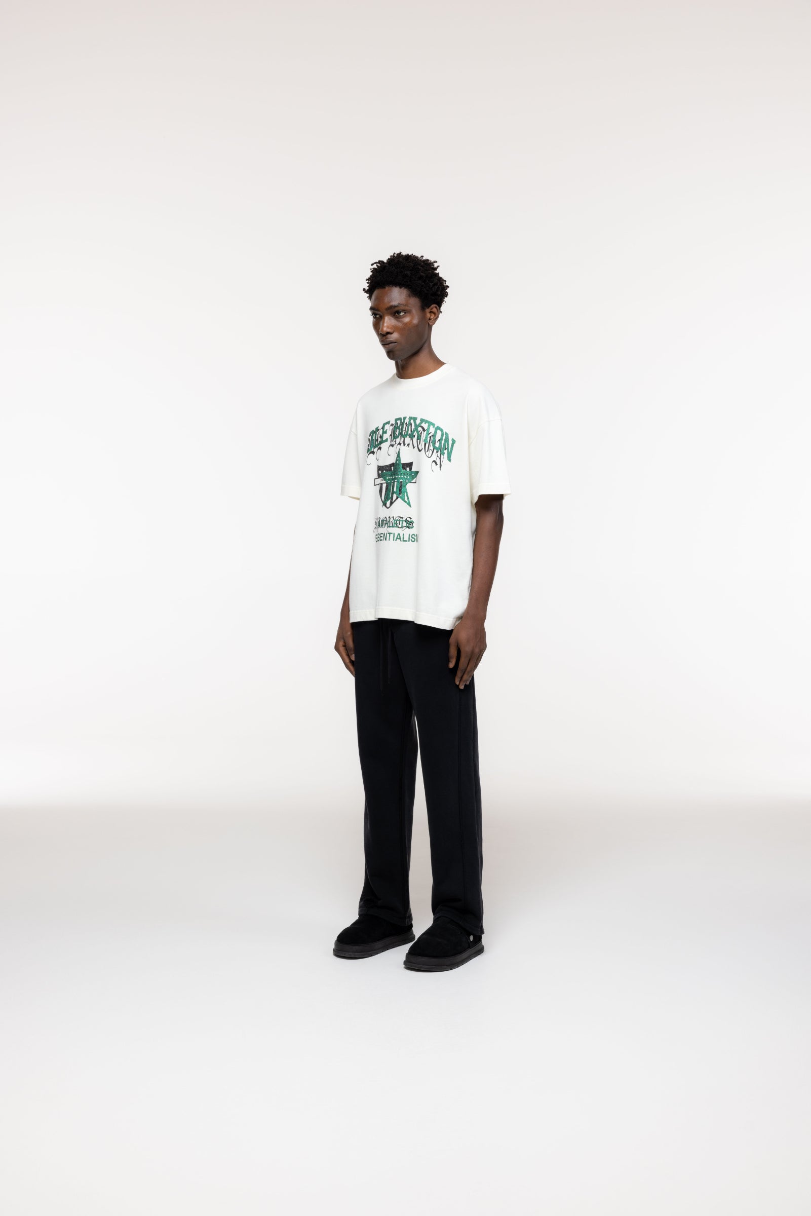 Cole Buxton | Americana Overlay T-Shirt | Mens | Vintage White