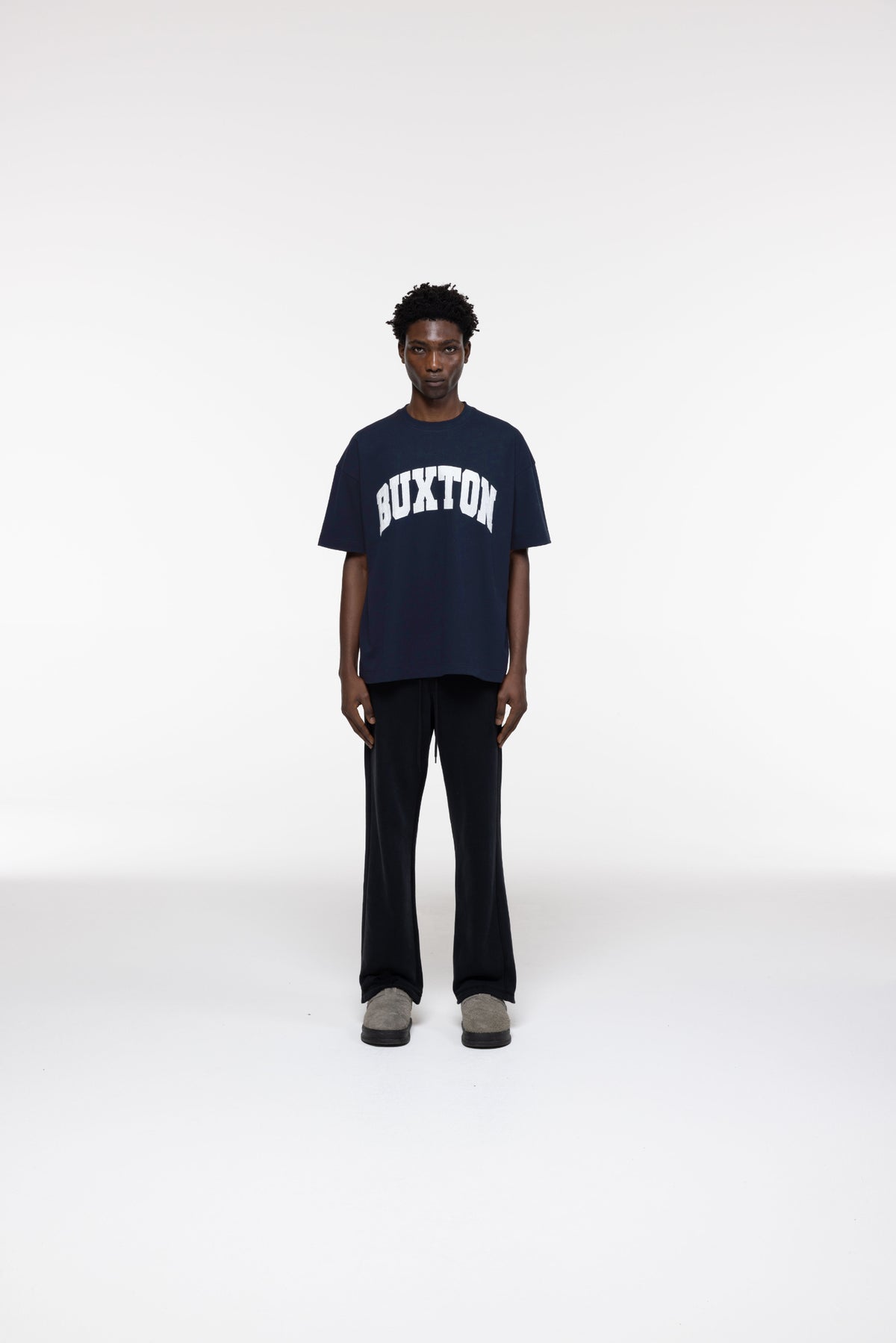 Cole Buxton | Applique Logo T-Shirt | Mens | Navy