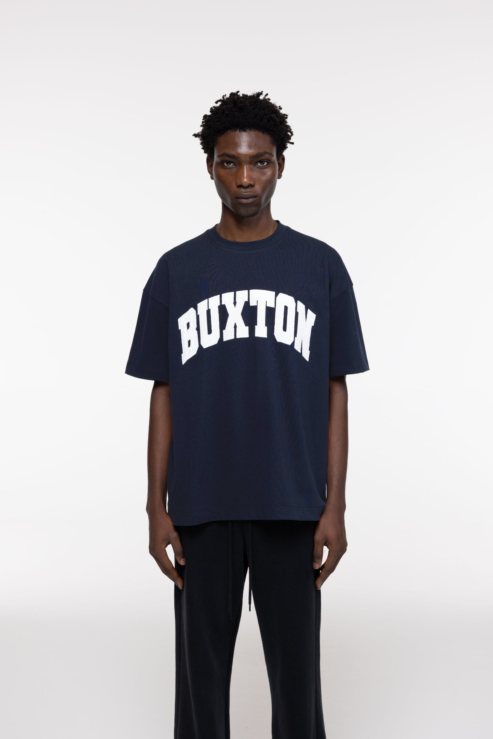 Cole Buxton | Applique Logo T-Shirt | Mens | Navy