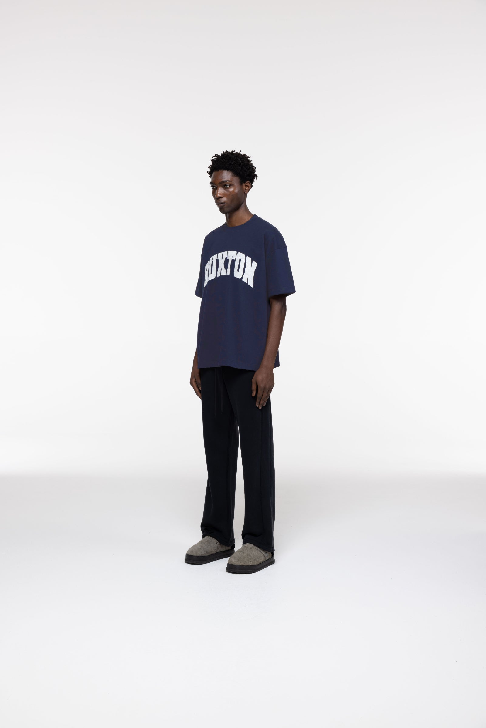 Cole Buxton | Applique Logo T-Shirt | Mens | Navy