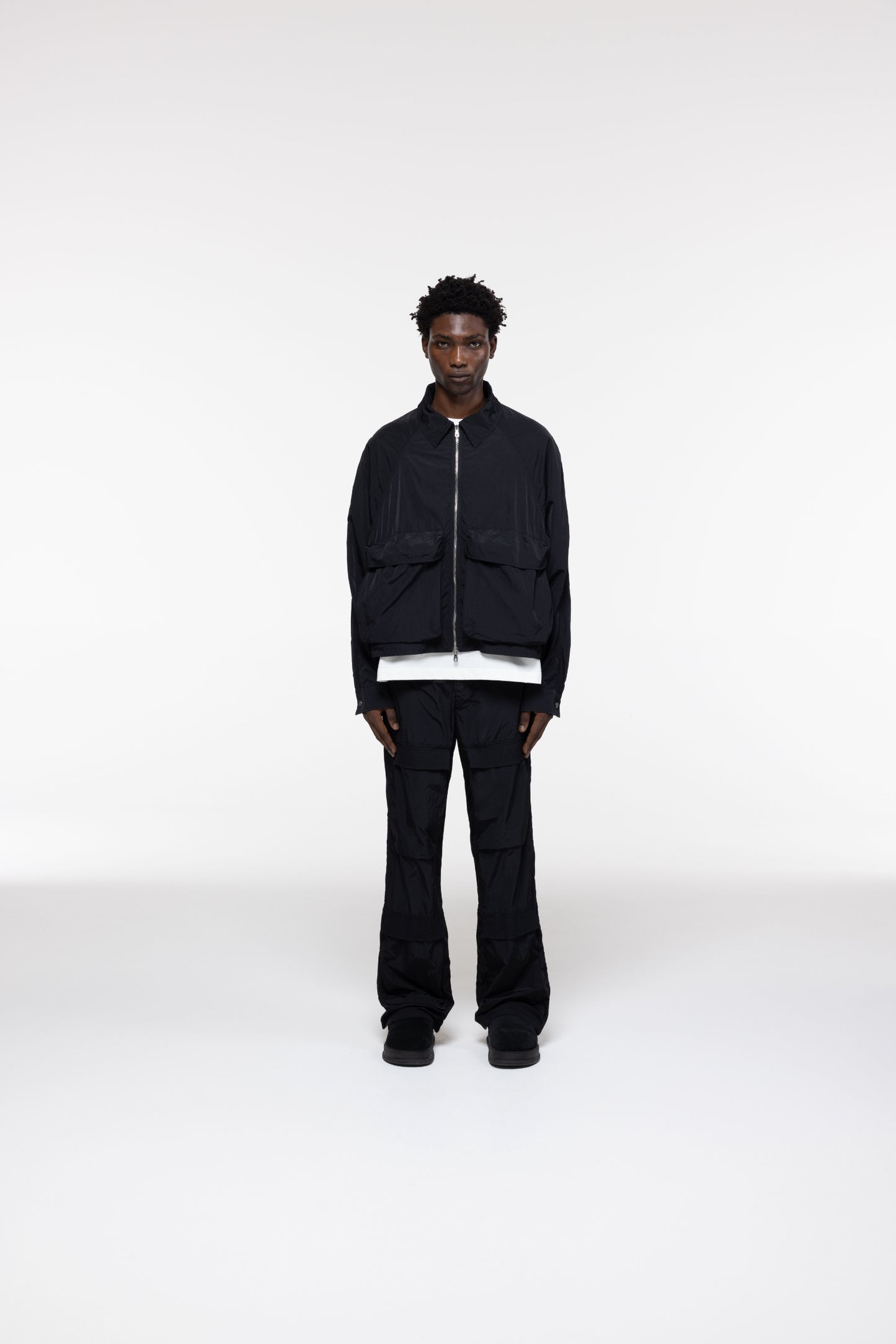 Cole Buxton | Cold Wash Relaxed Cargo | Mens | Black