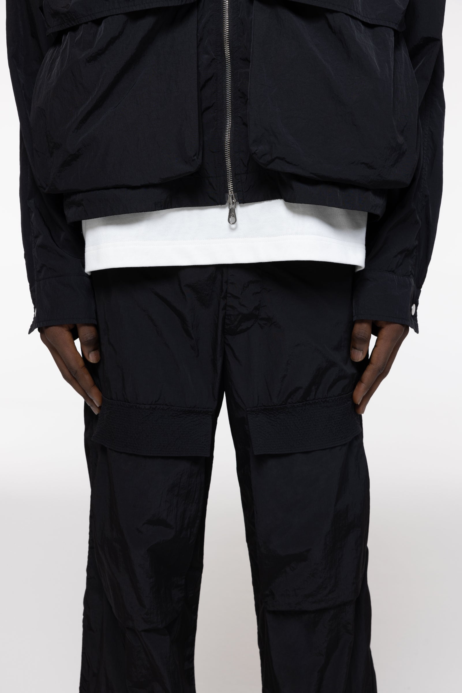 Cole Buxton | Cold Wash Raglan Overshirt | Mens | Black