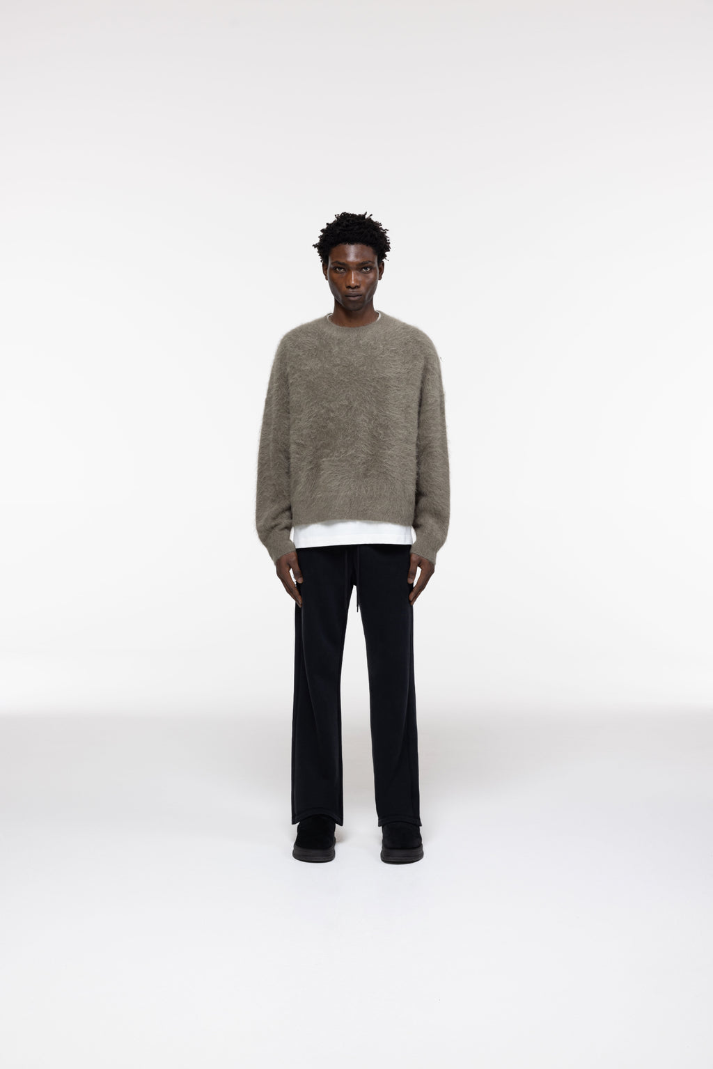 Cole Buxton | Alpaca Knit Sweater | Mens | Khaki