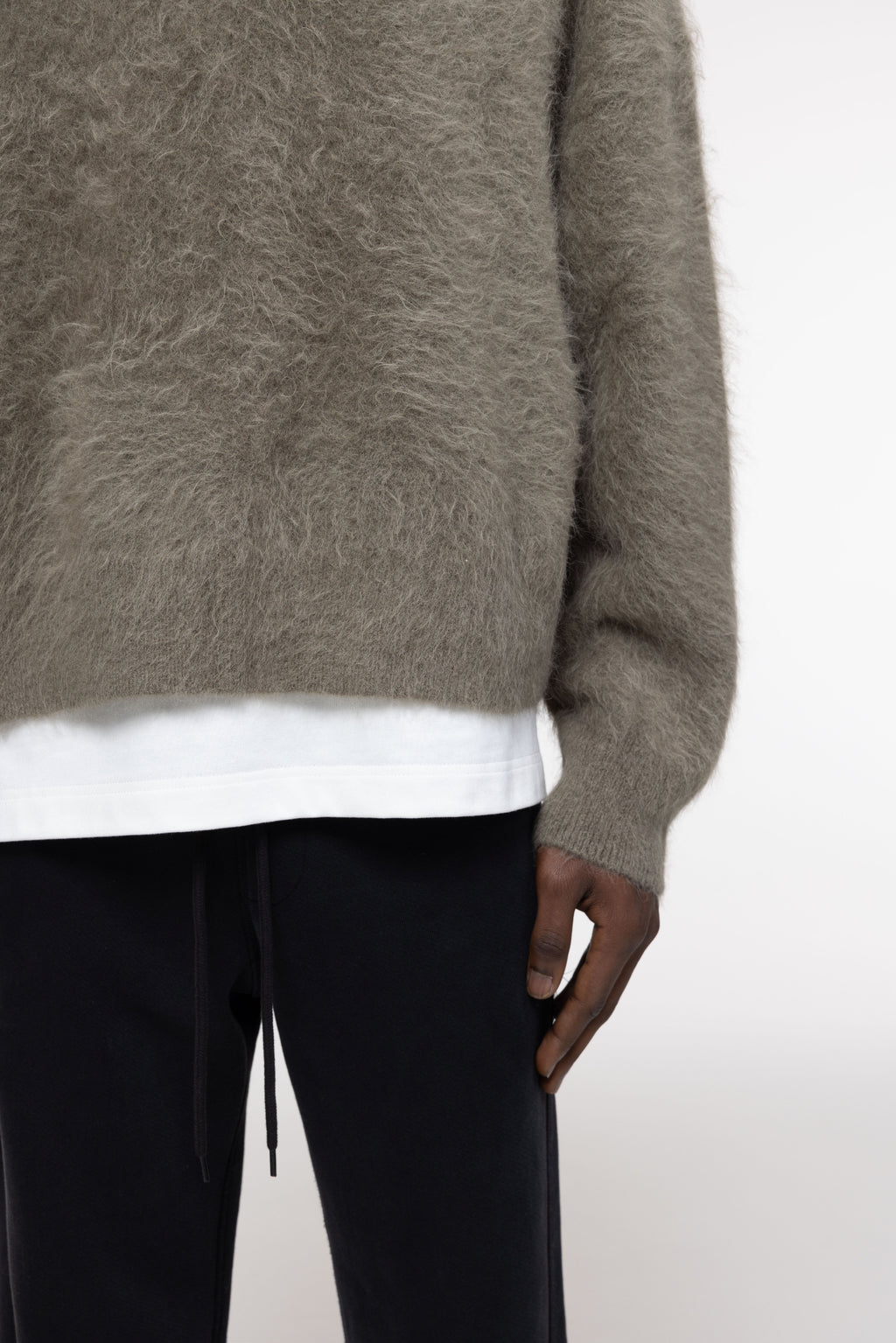 Cole Buxton | Alpaca Knit Sweater | Mens | Khaki