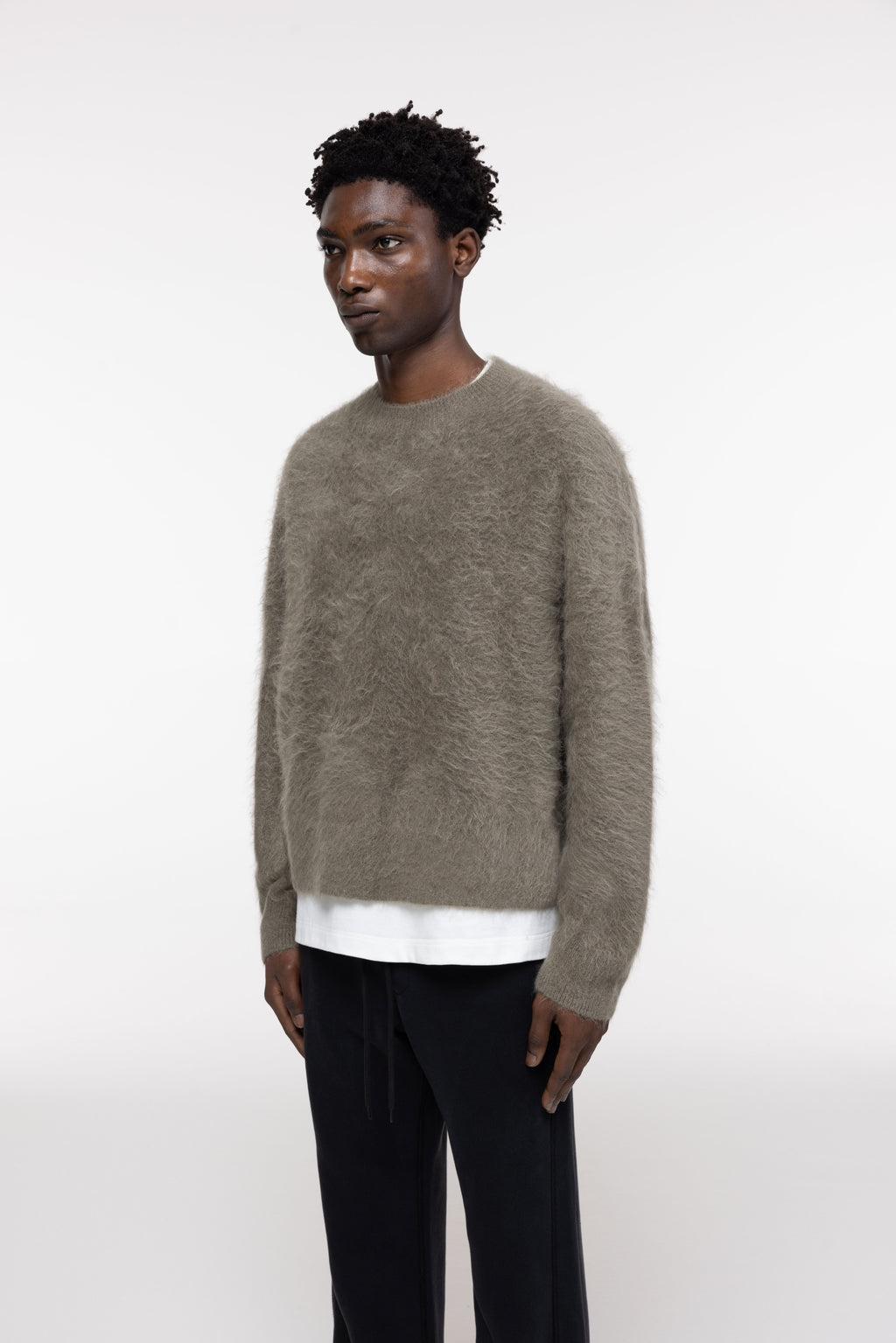 Cole Buxton | Alpaca Knit Sweater | Mens | Khaki