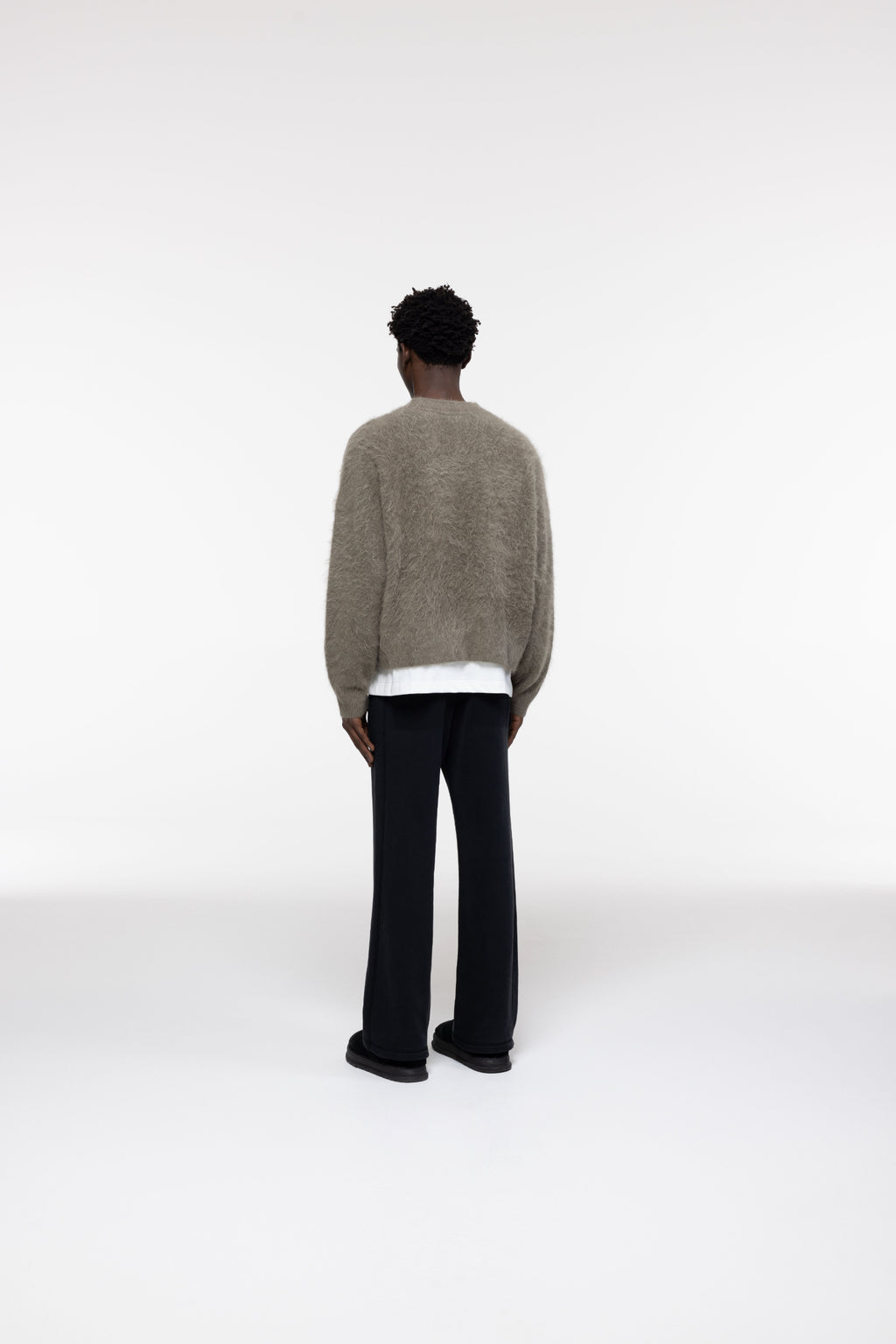 Cole Buxton | Alpaca Knit Sweater | Mens | Khaki