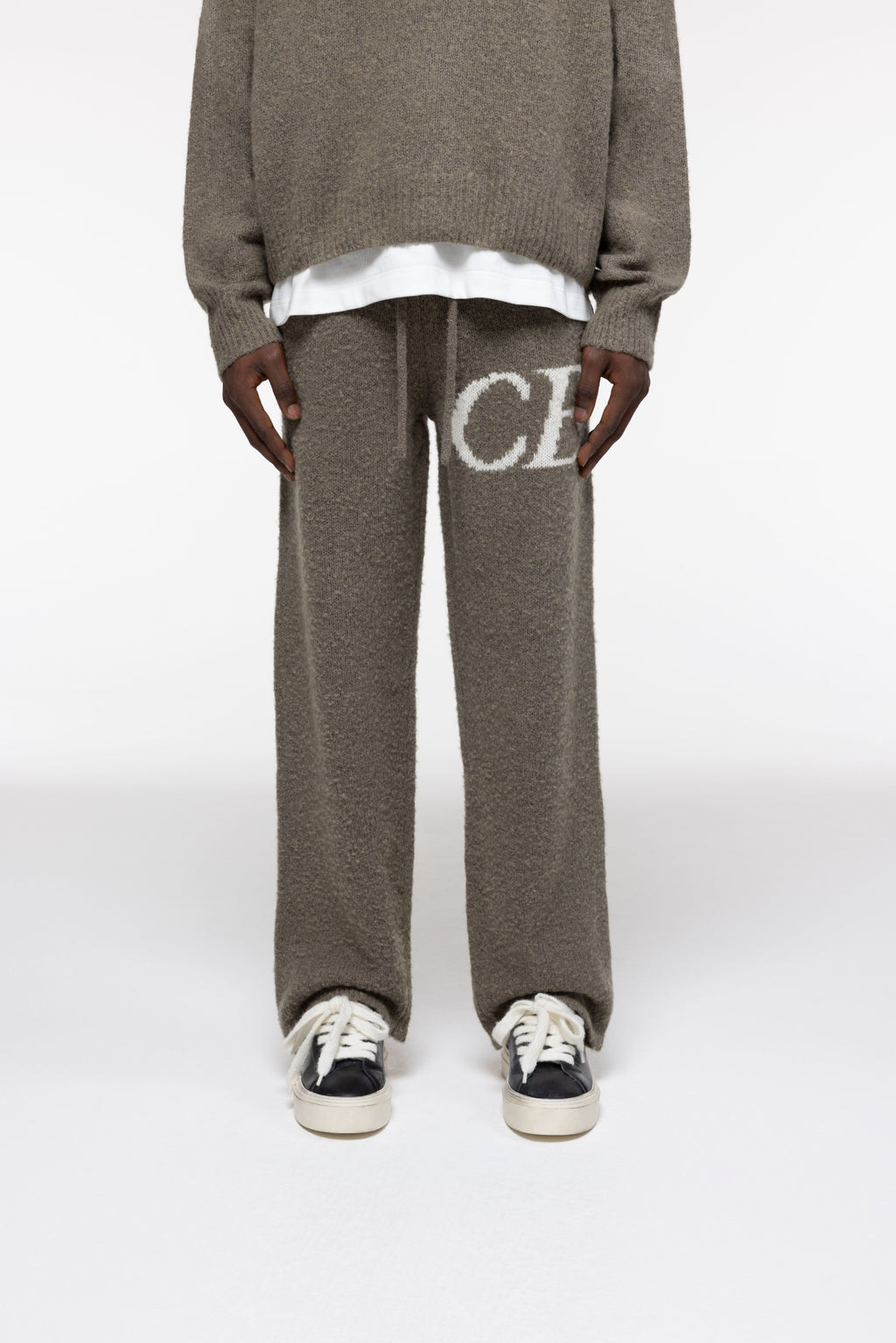 Cole Buxton | Cb Logo Knit Pants | Mens | Khaki