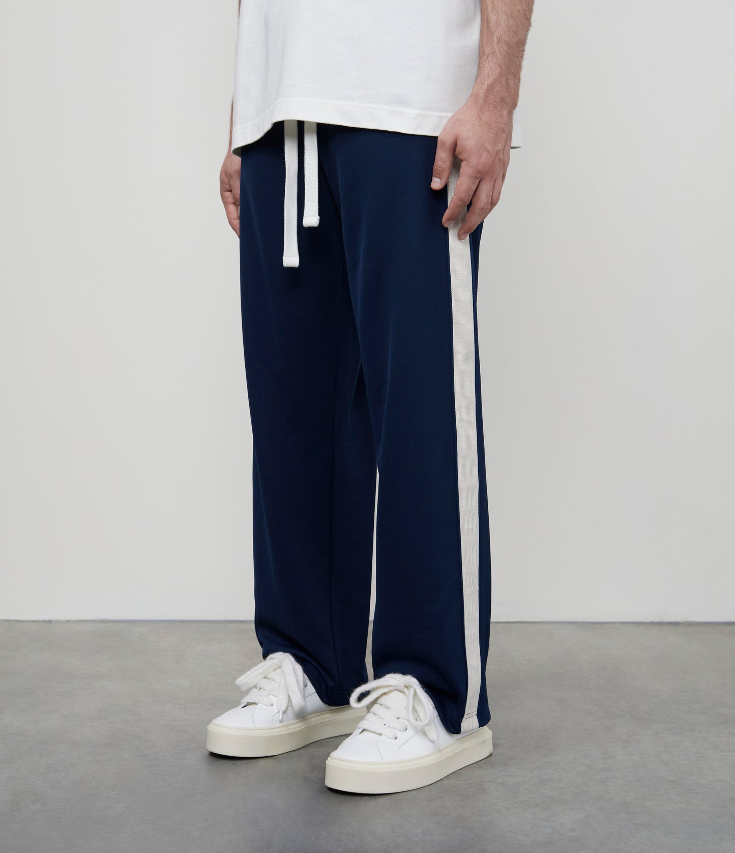 Cole Buxton | Classic Track Pants | Unisex | Interlock Polyester | Navy