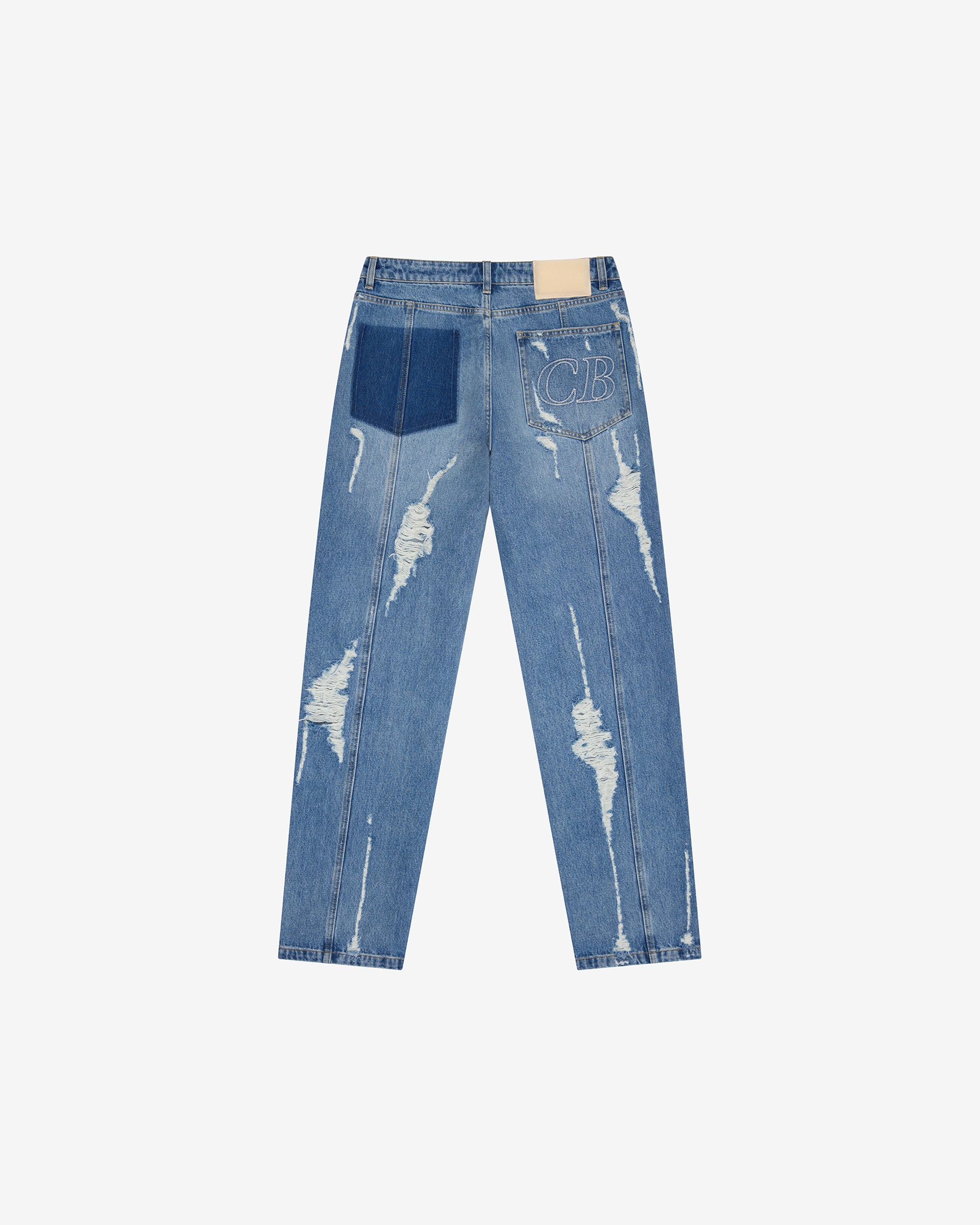 Cole Buxton | Distressed Denim Jeans | Men's | Blue