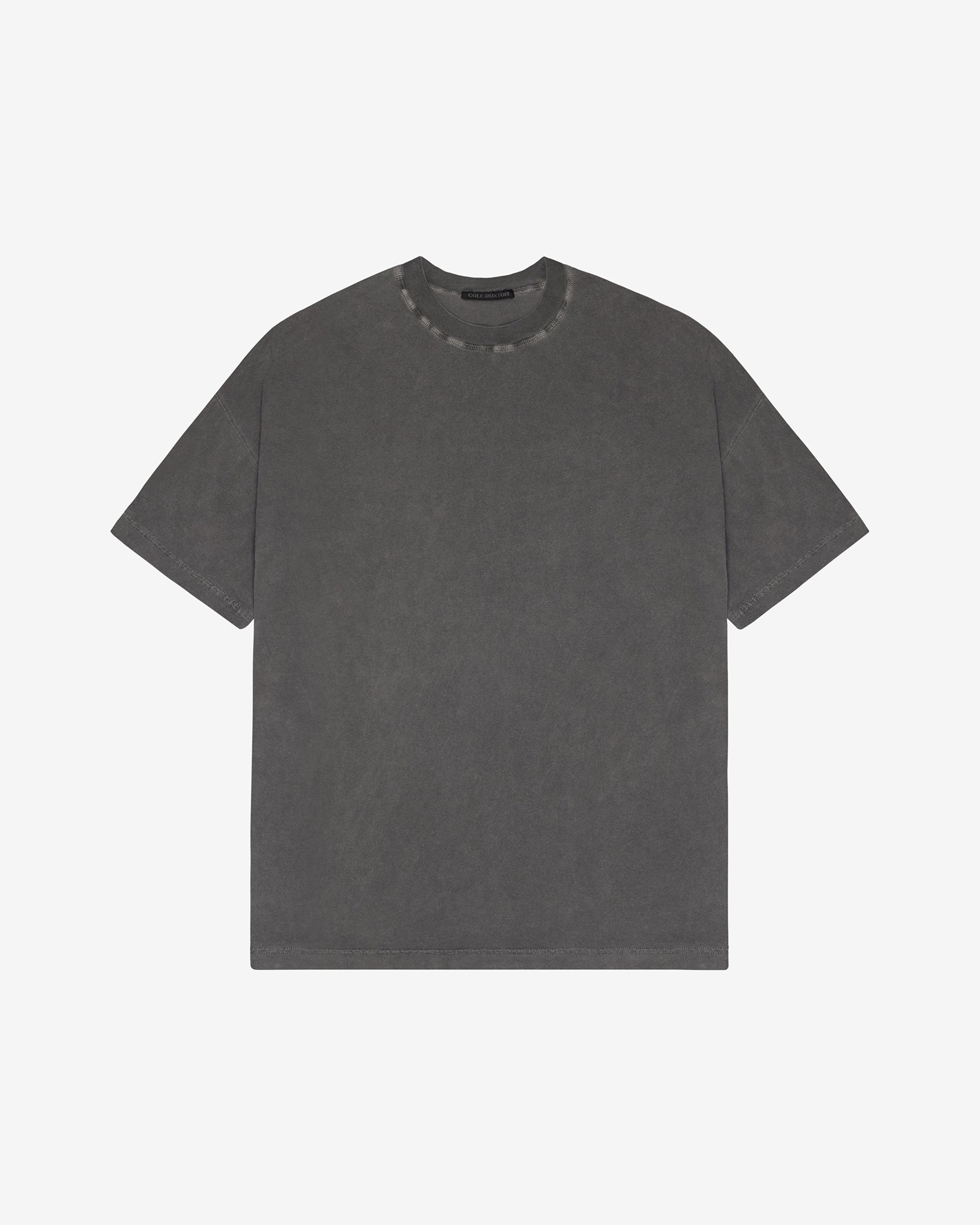 Cole Buxton | Blank Vintage T-Shirt | Mens | Cotton | Washed Black