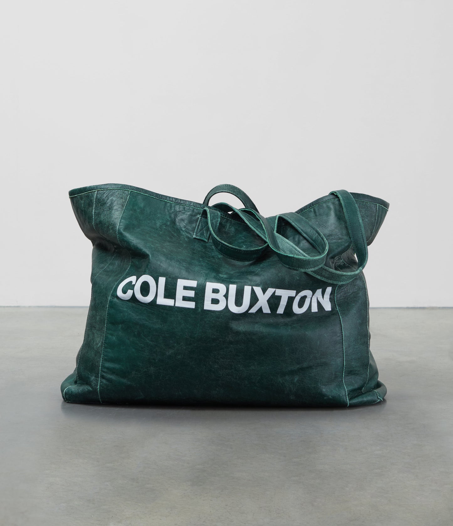 XL CRACKED LEATHER BAG