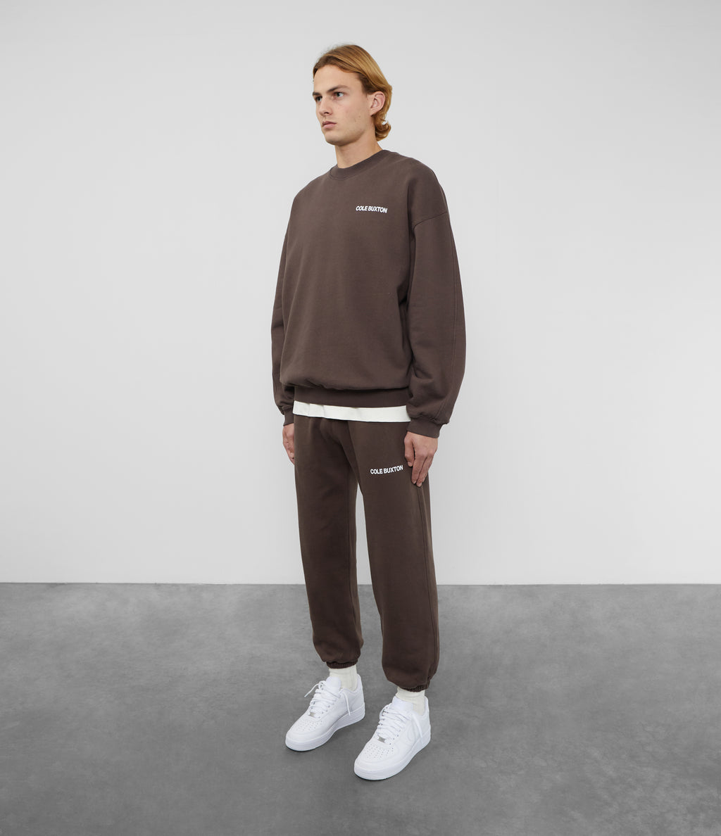 Cole Buxton | Sportswear Sweatshirt | Mens | Cotton | Brown