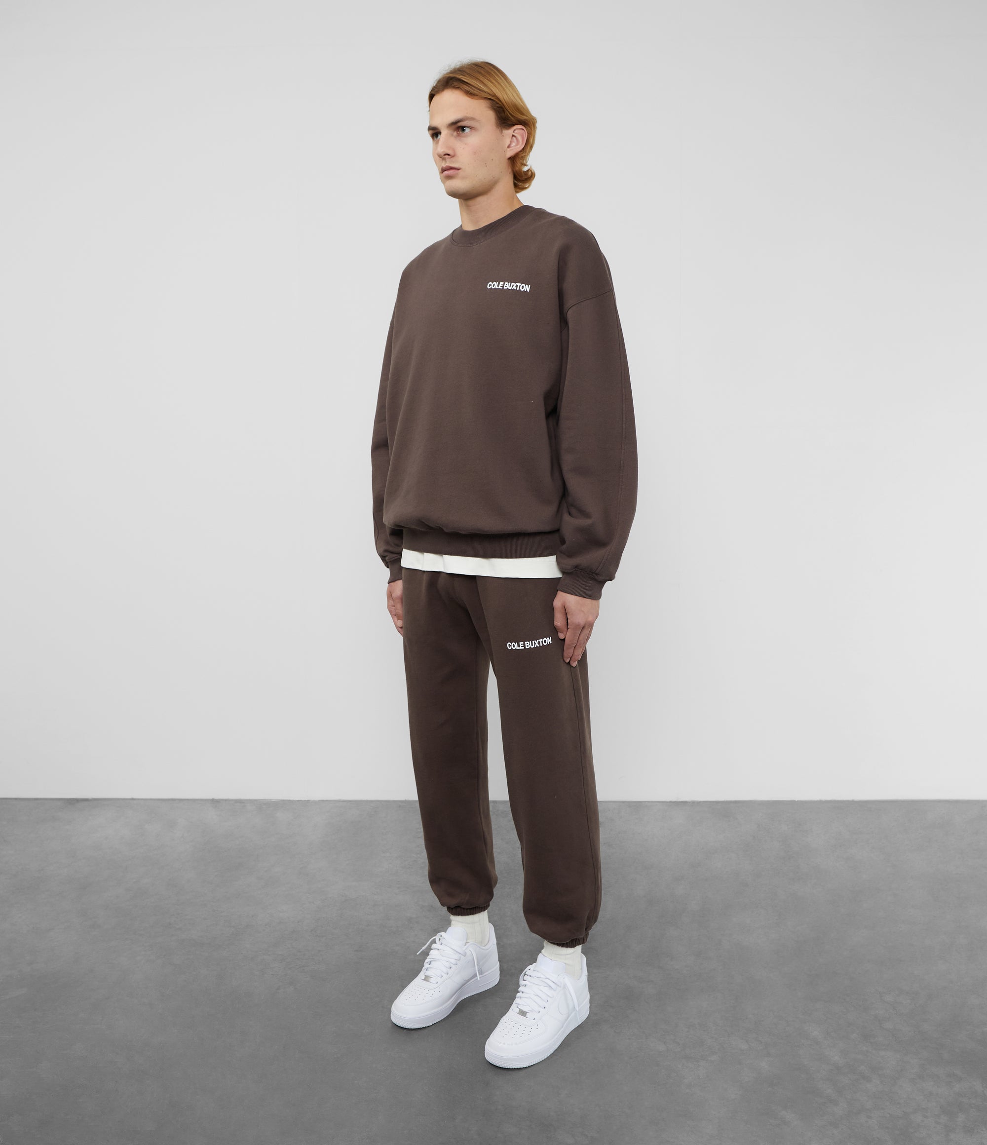 Cole Buxton | Sportswear Sweatshirt | Mens | Cotton | Brown
