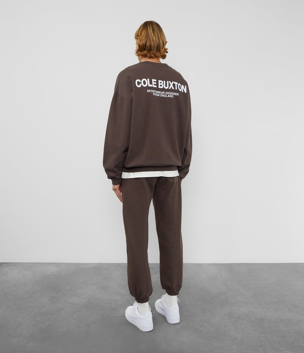 Cole Buxton | Sportswear Sweatshirt | Mens | Cotton | Brown