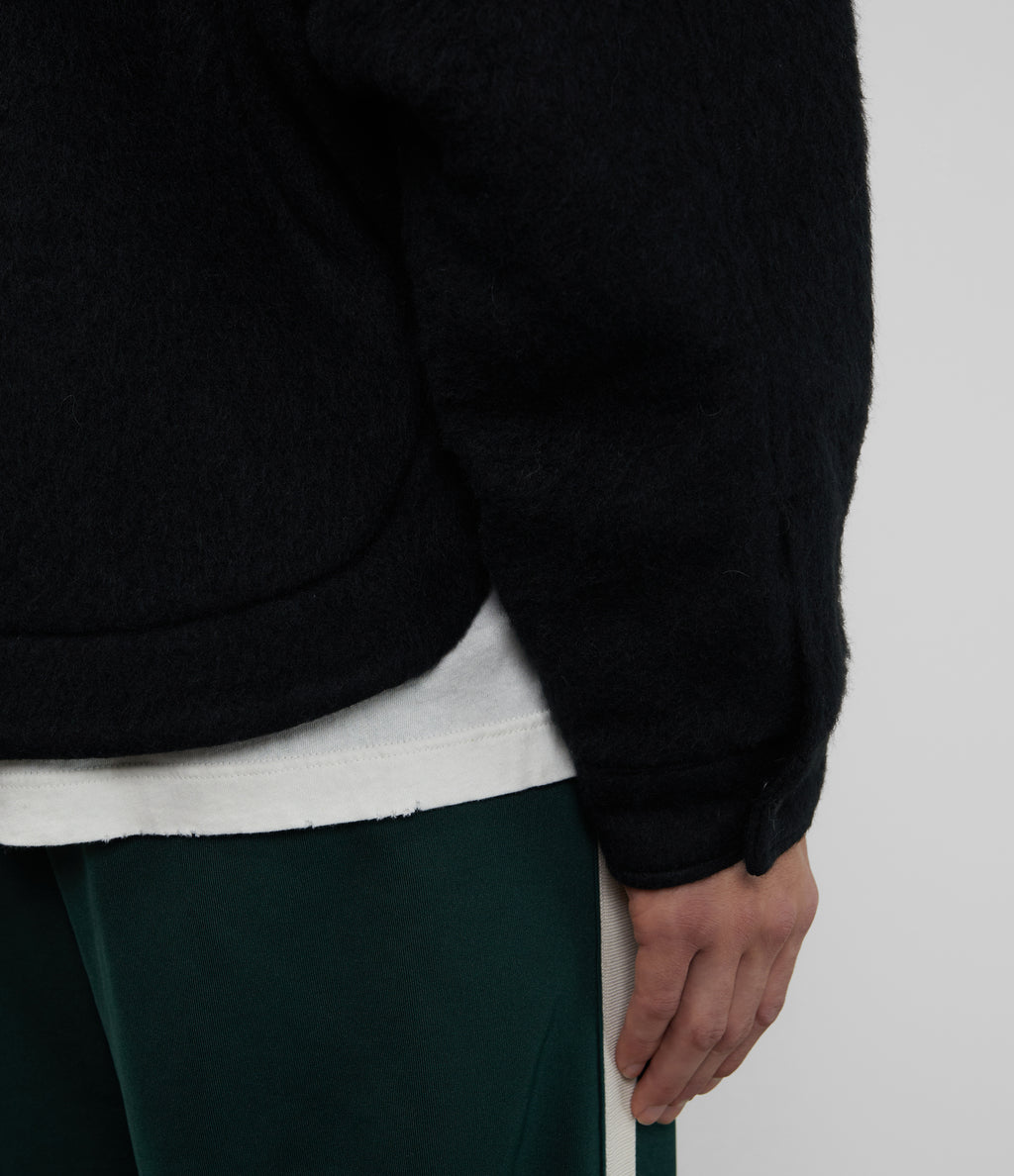 Cole Buxton | Overshirt | Mens | Wool | Black