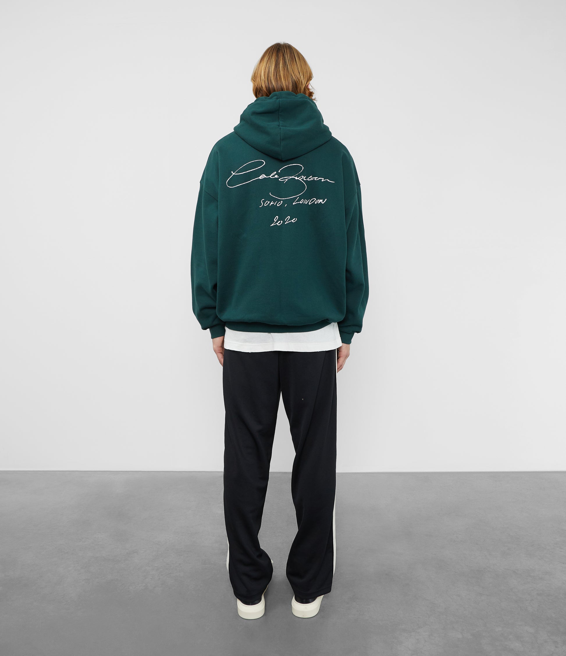 Cole Buxton | Signature Hoodie | Mens | Cotton | Forest Green