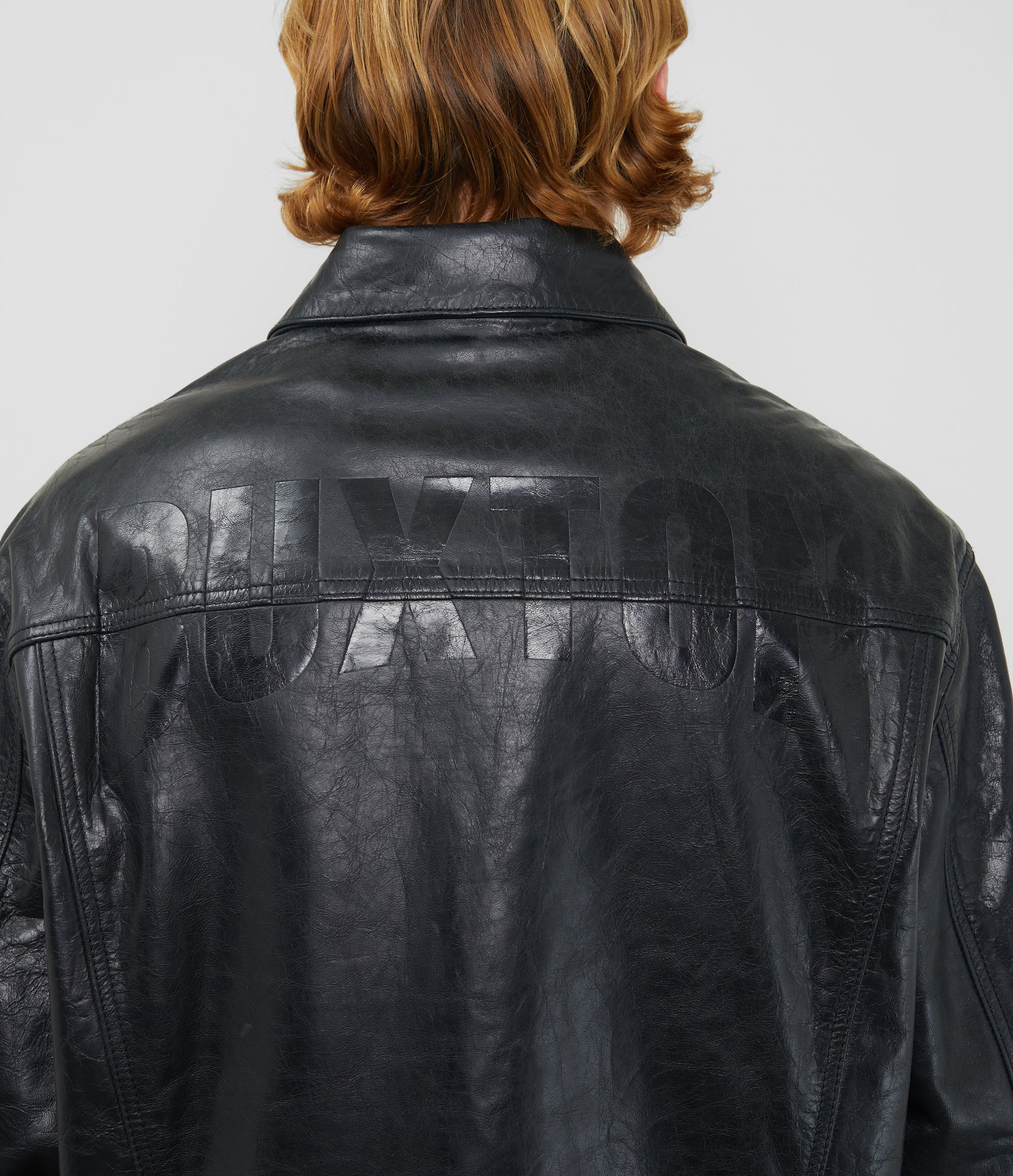Cole Buxton | Leather Trucker Jacket | Mens | Leather | Black