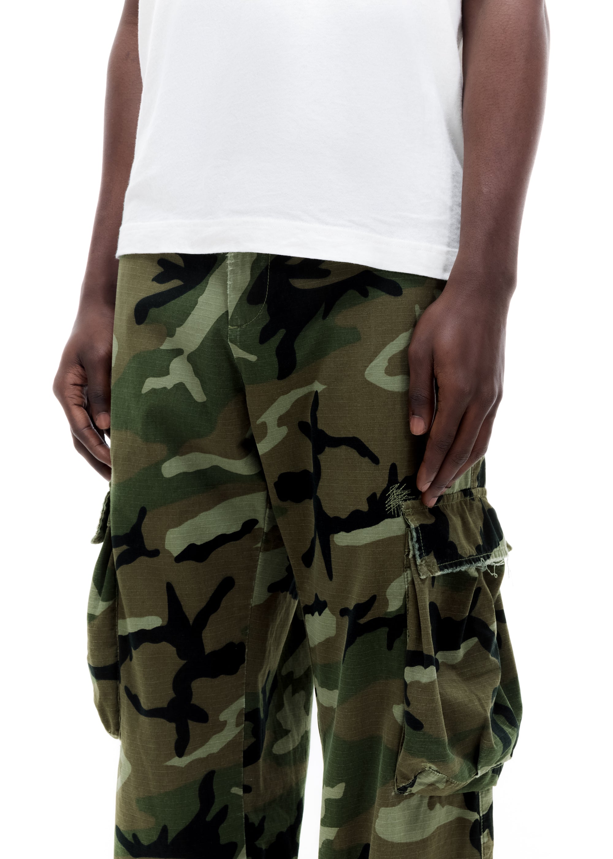 RIPSTOP CAMO CARGO TROUSER