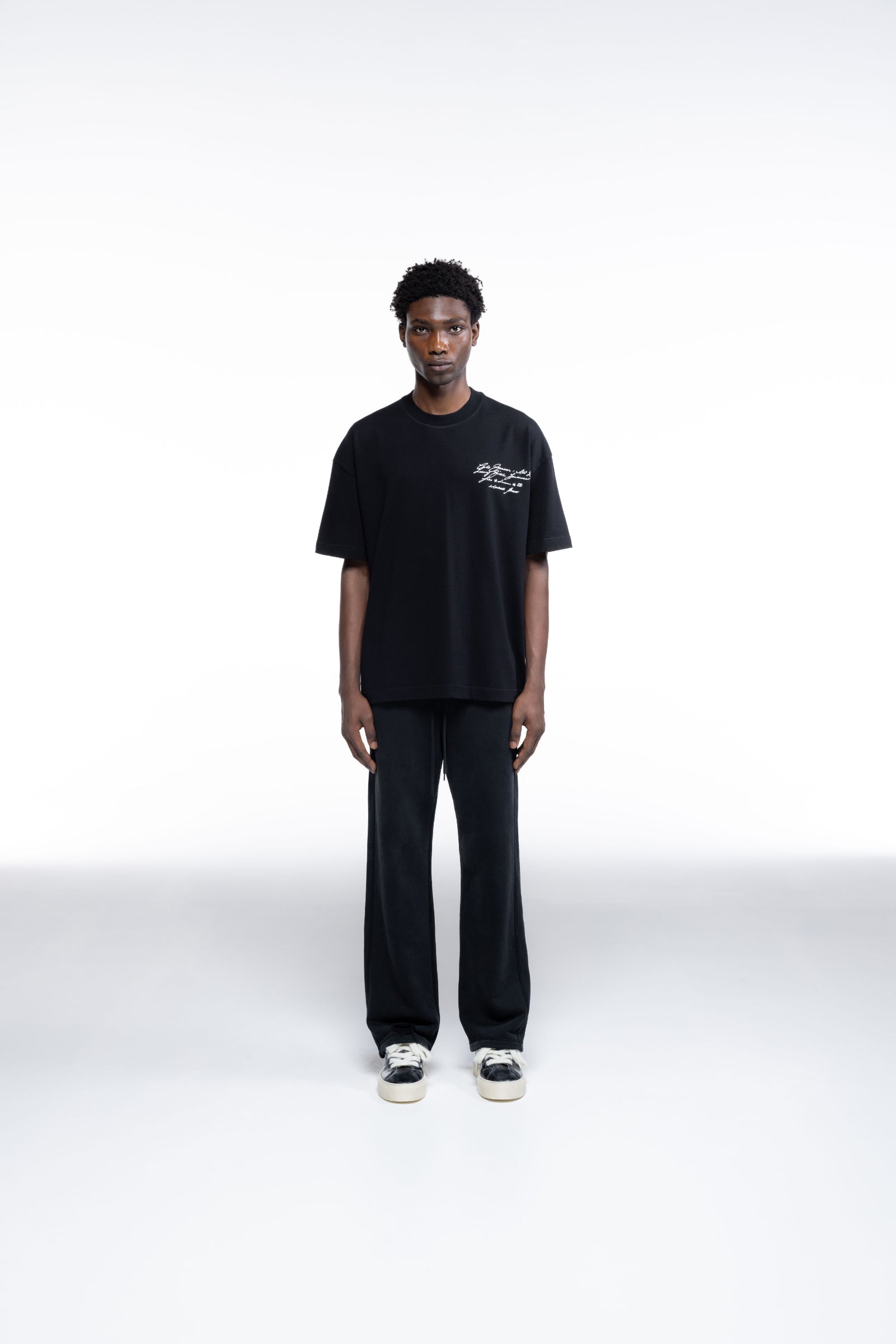 Cole Buxton | Script T-Shirt | Mens | Black
