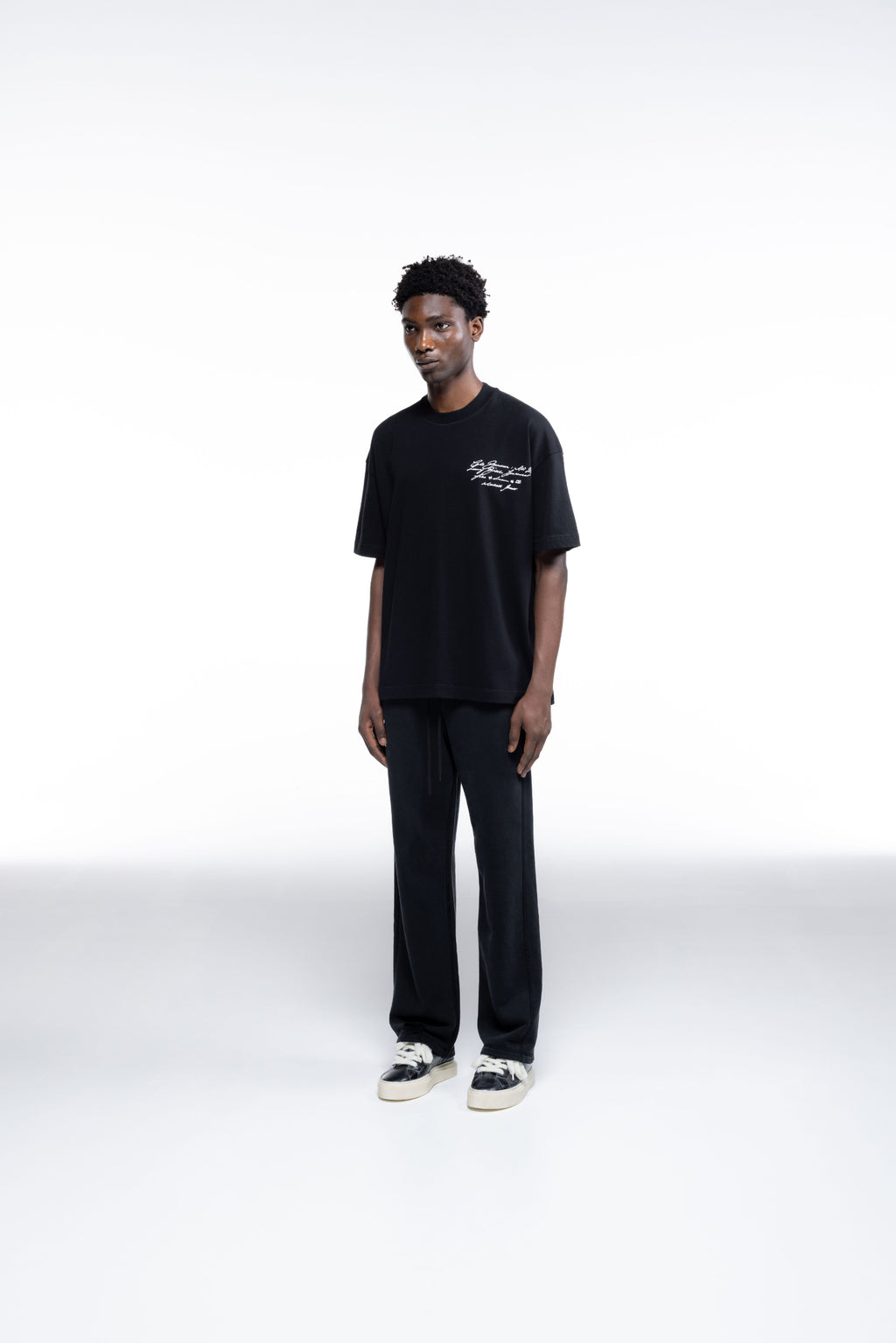 Cole Buxton | Script T-Shirt | Mens | Black