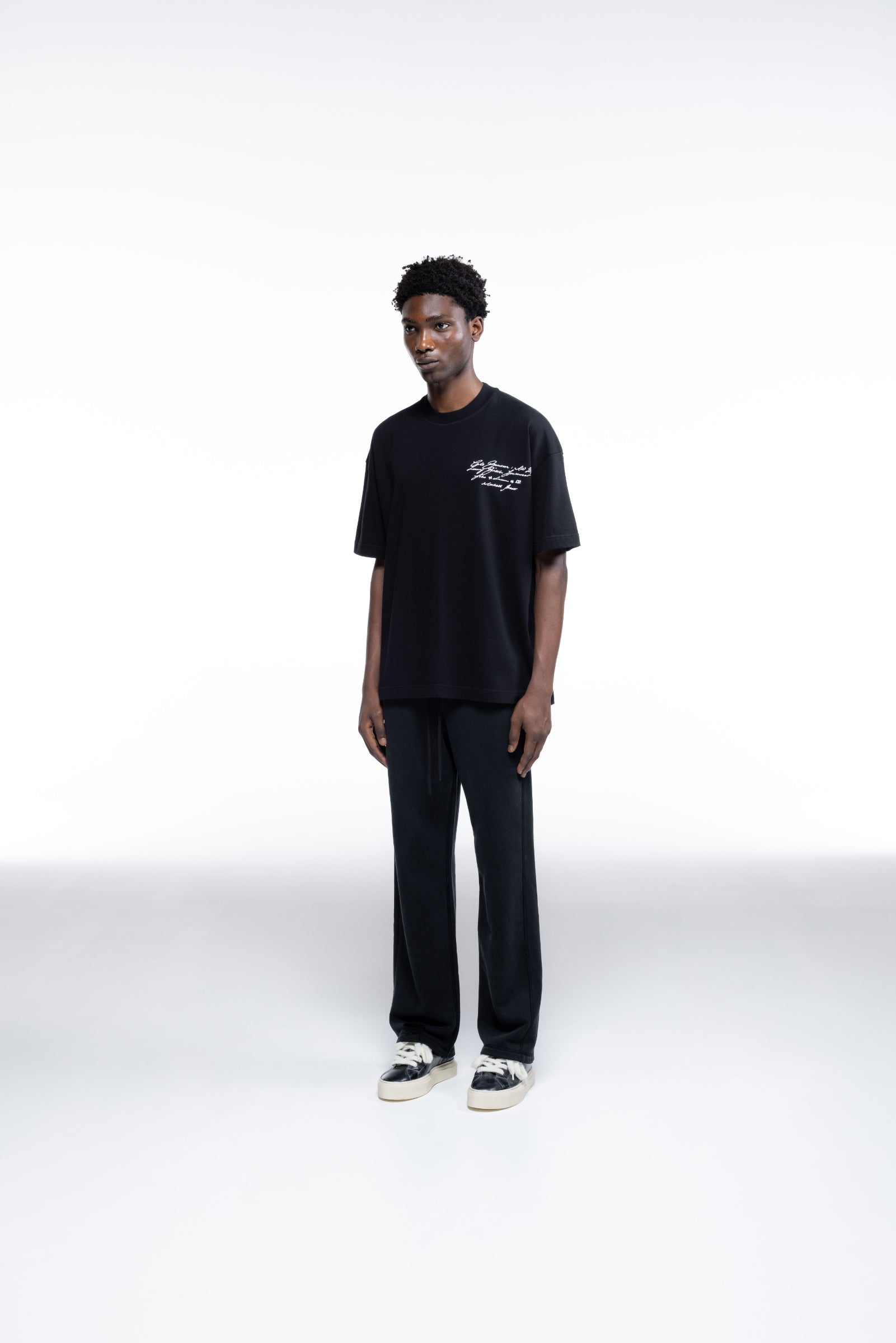 Cole Buxton | Script T-Shirt | Mens | Black
