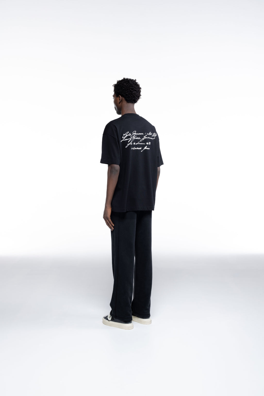 Cole Buxton | Script T-Shirt | Mens | Black