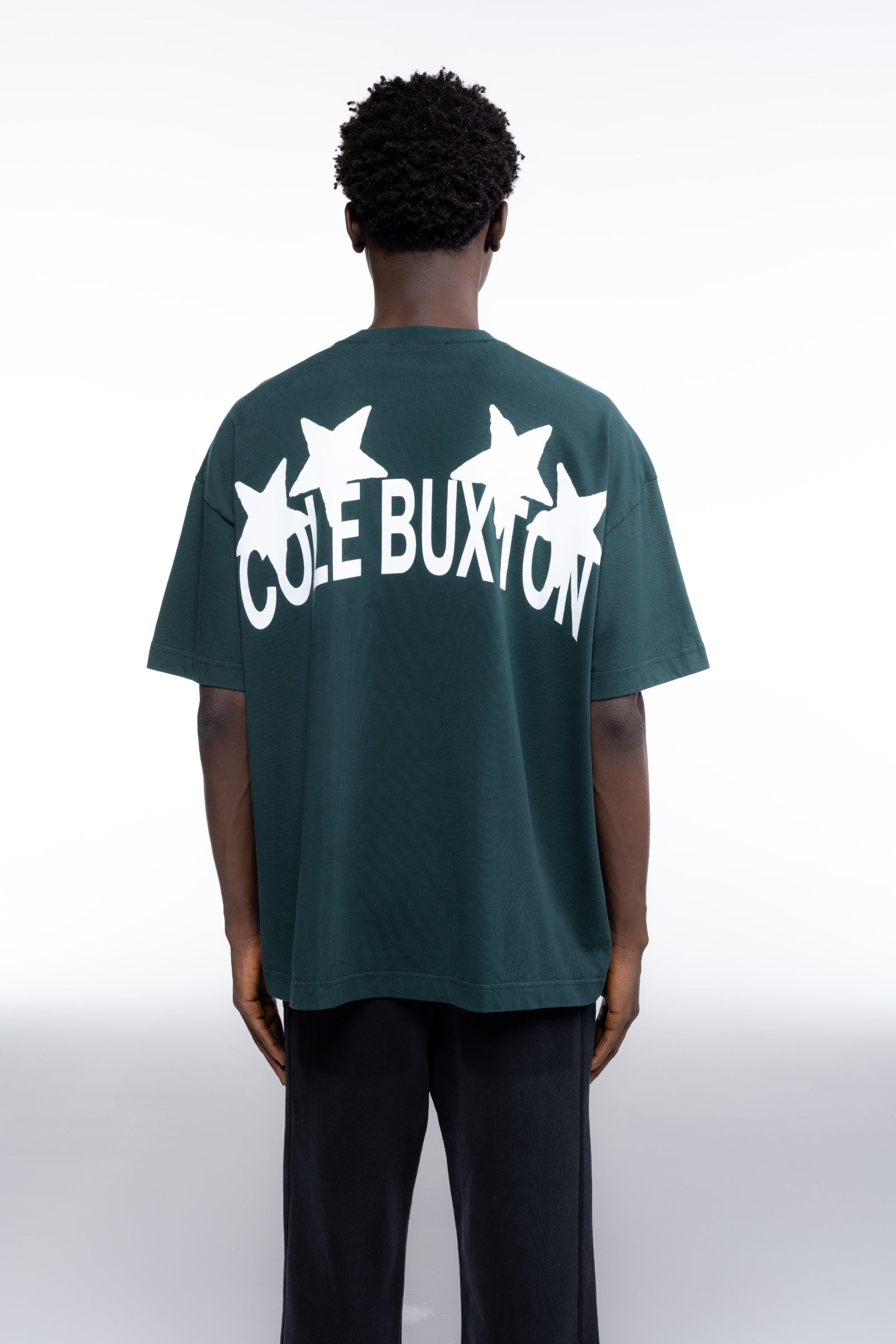 Cole Buxton | 4 Star T-Shirt | Mens | Forest Green