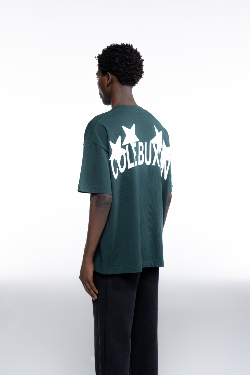 Cole Buxton | 4 Star T-Shirt | Mens | Forest Green