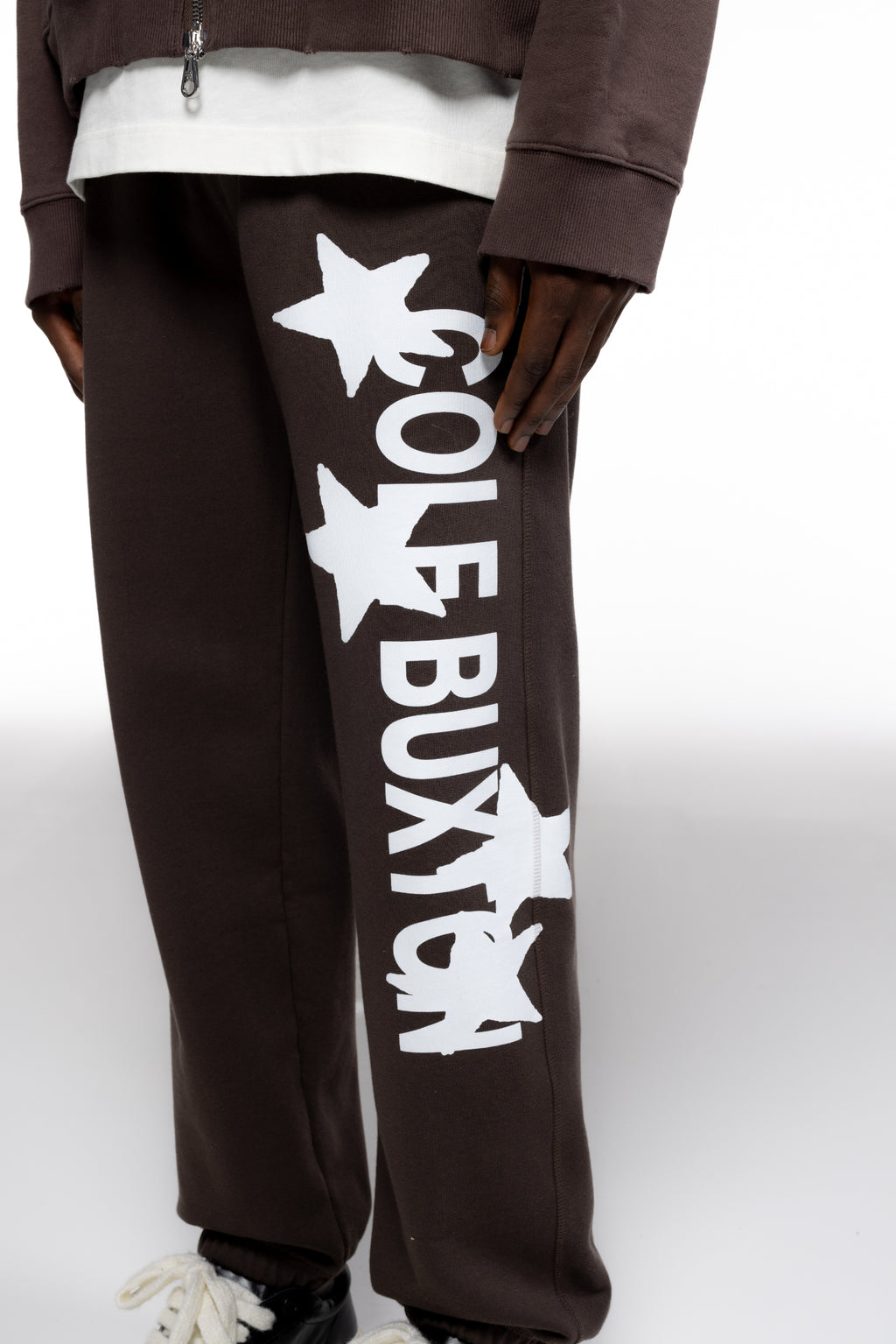 Cole Buxton | 4 Star Sweatpants | Mens | Brown
