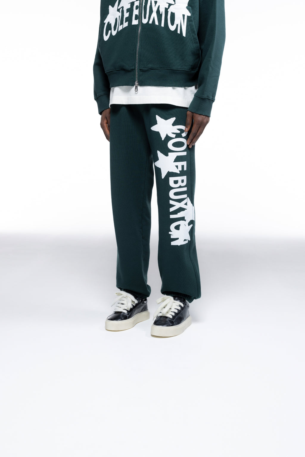 Cole Buxton | 4 Star Sweatpants | Mens | Forest Green