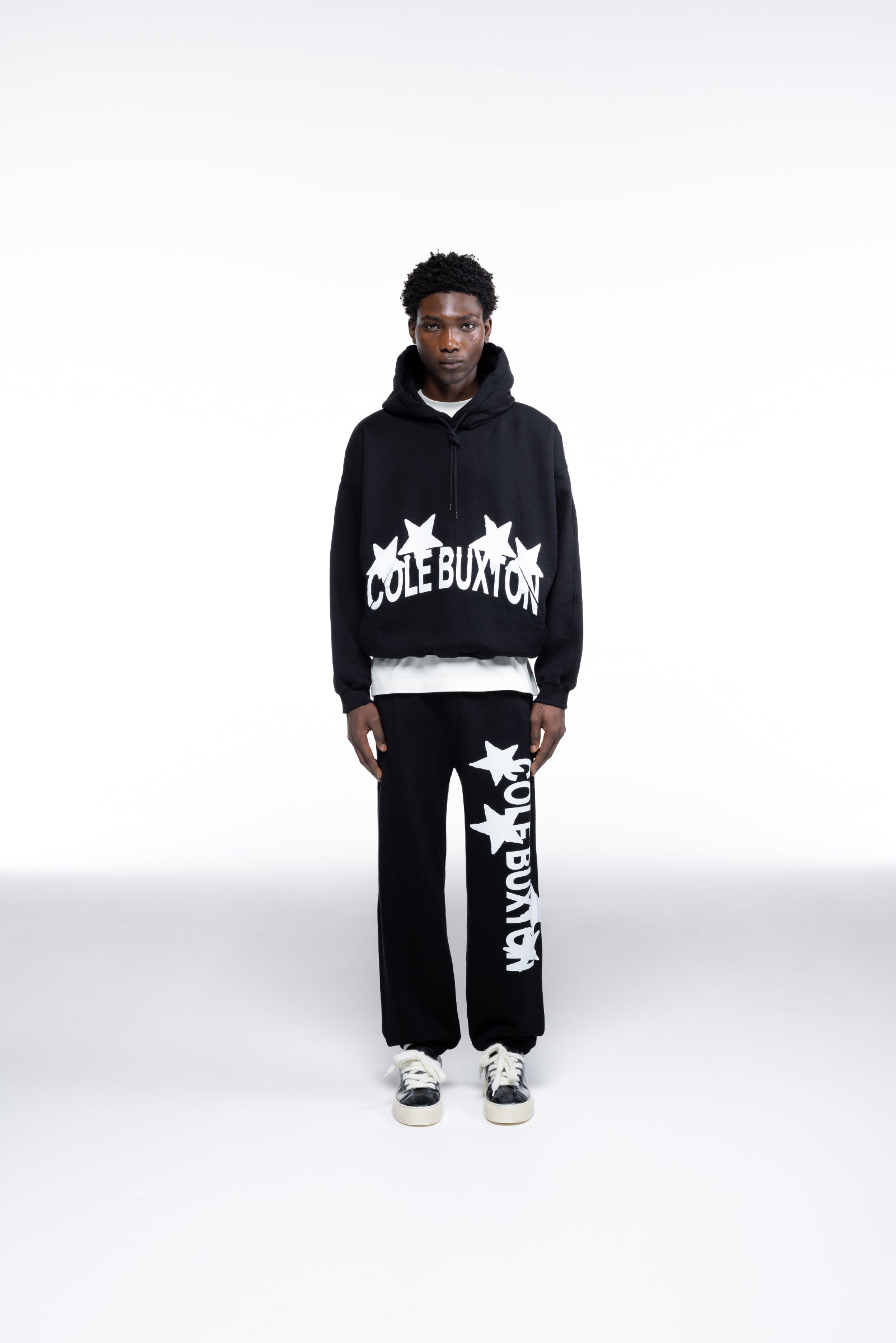 Cole Buxton | 4 Star Hoodie | Mens | Black