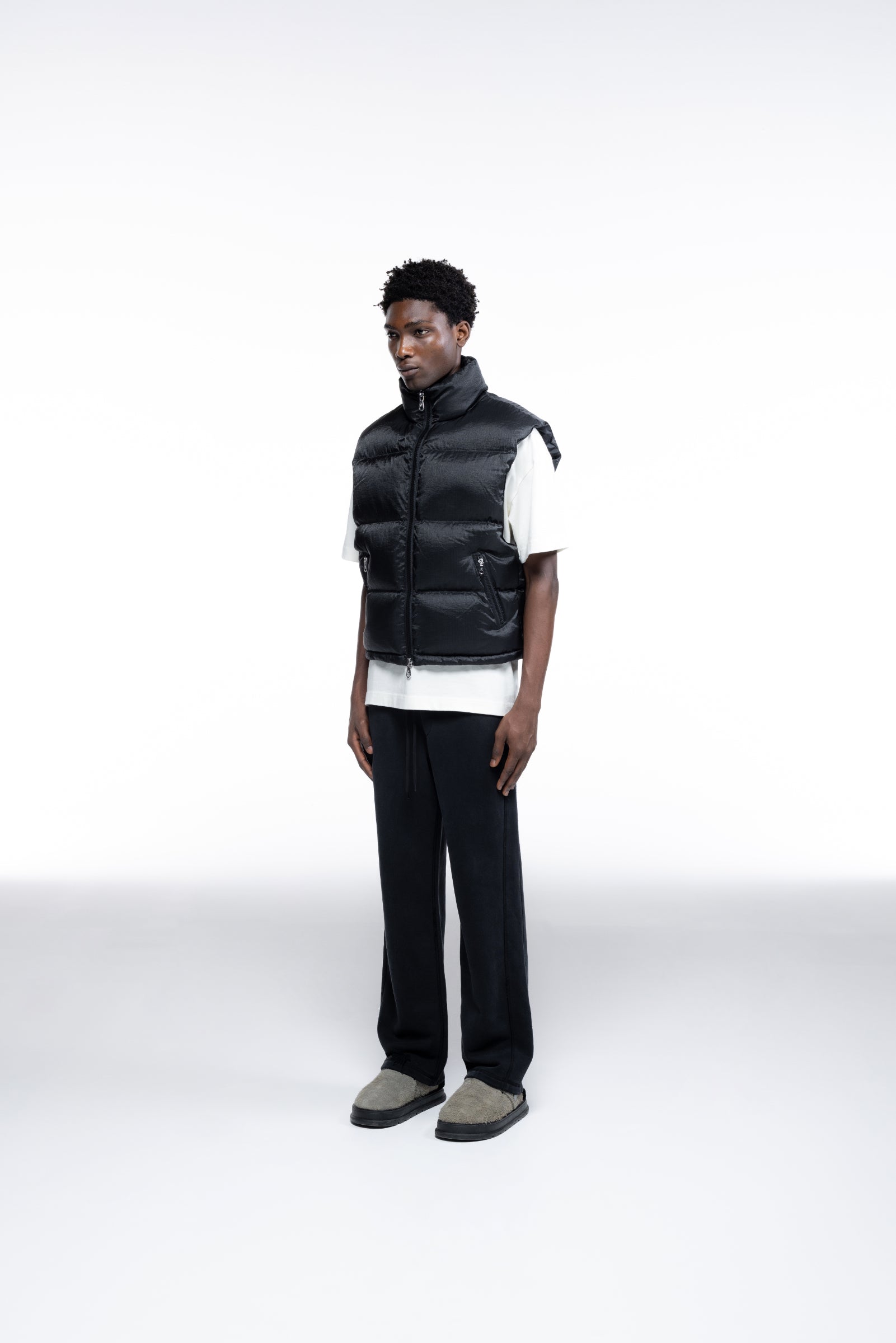 Cole Buxton | Ripstop Down Gilet | Mens | Black