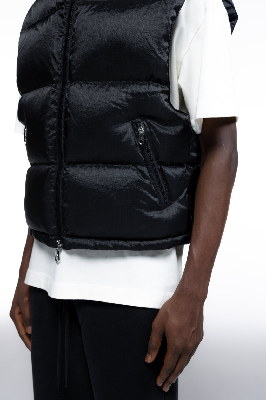 Cole Buxton | Ripstop Down Gilet | Mens | Black