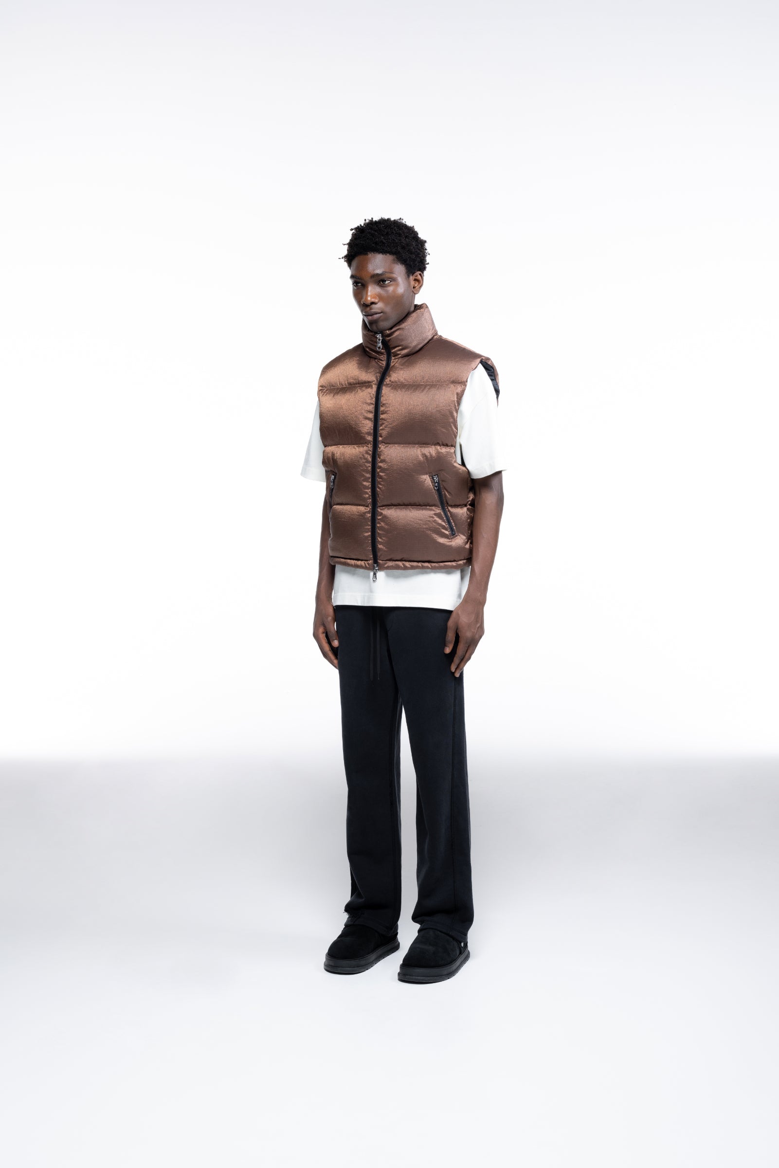Cole Buxton | Ripstop Down Gilet | Mens | Copper