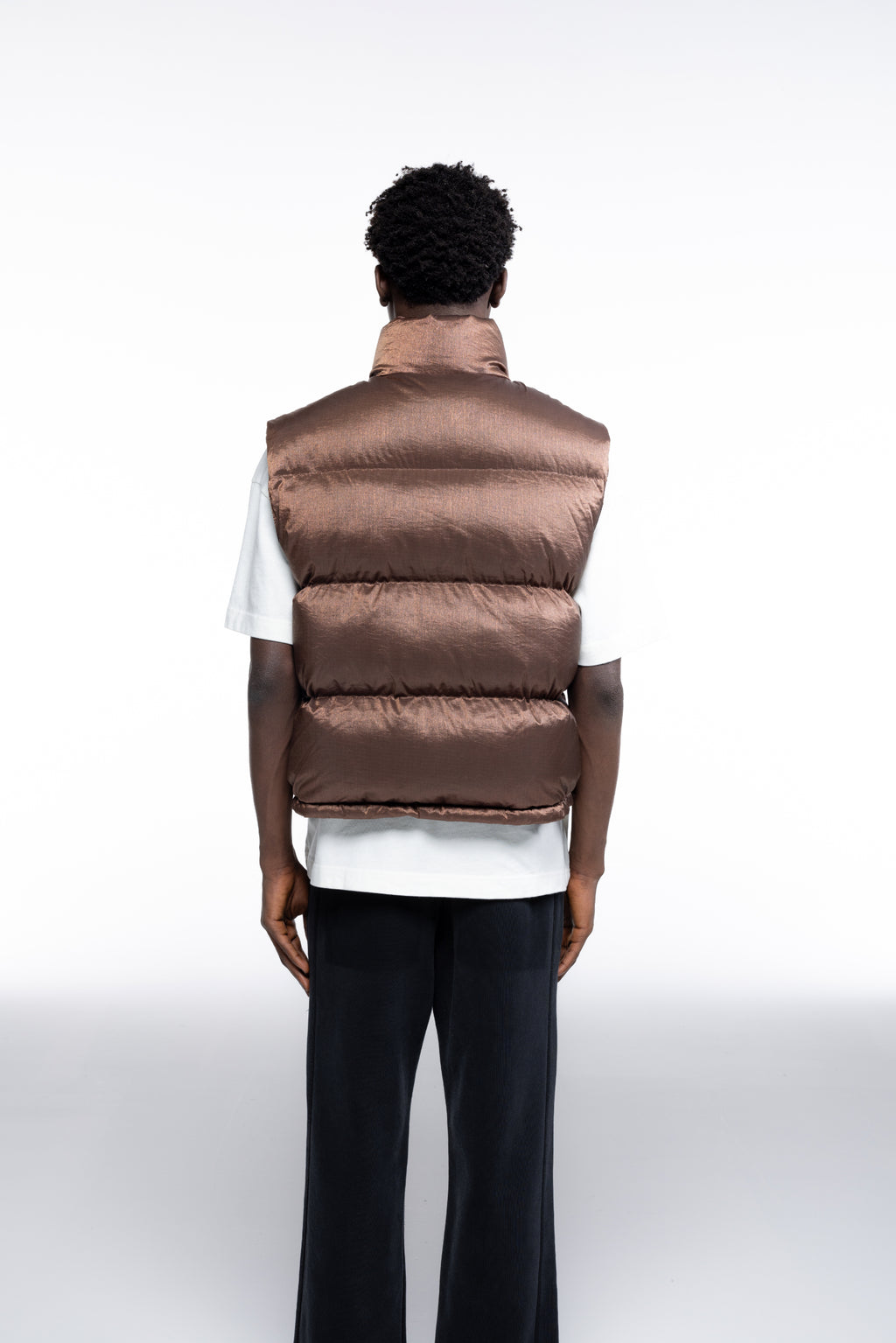 Cole Buxton | Ripstop Down Gilet | Mens | Copper