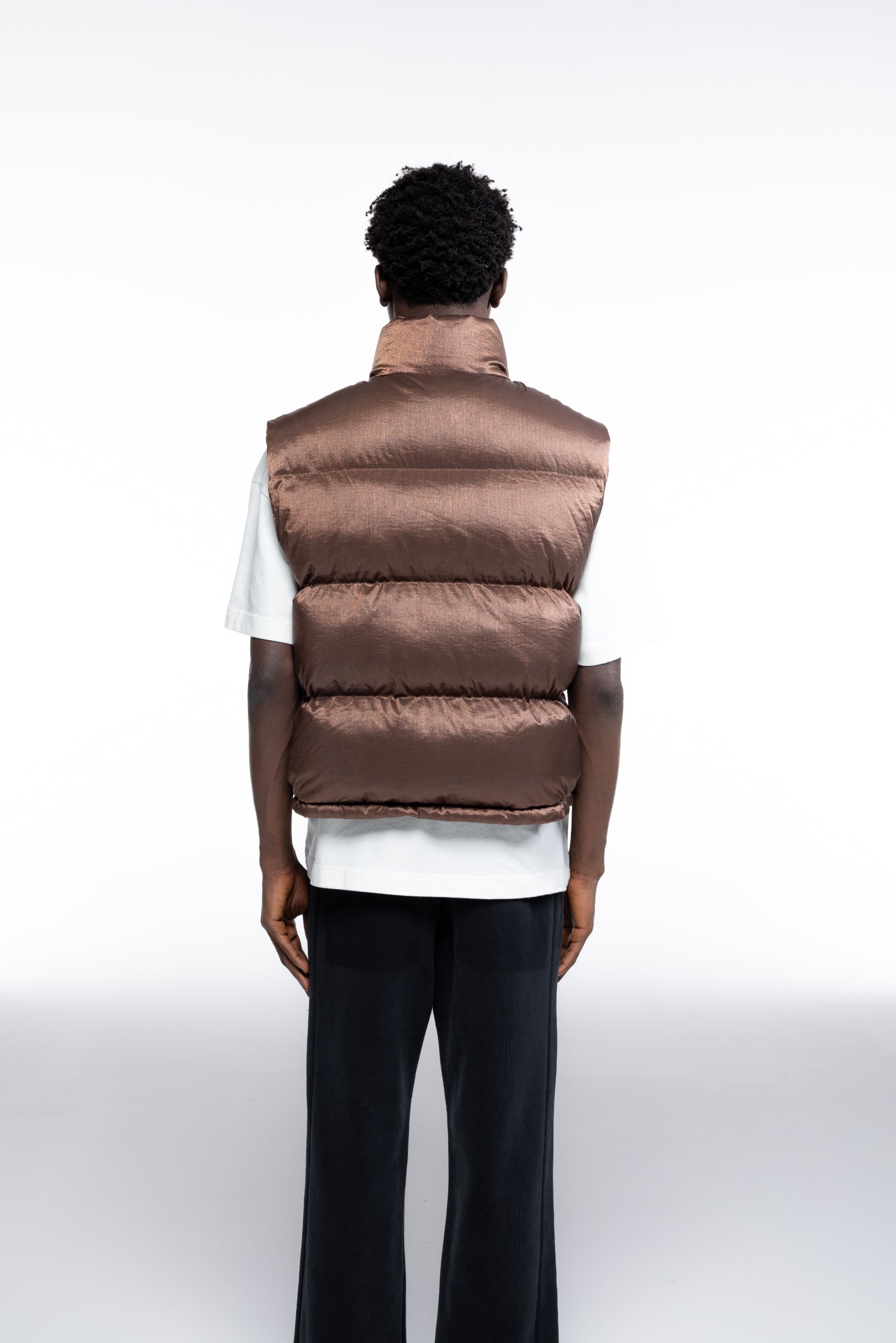Cole Buxton | Ripstop Down Gilet | Mens | Copper