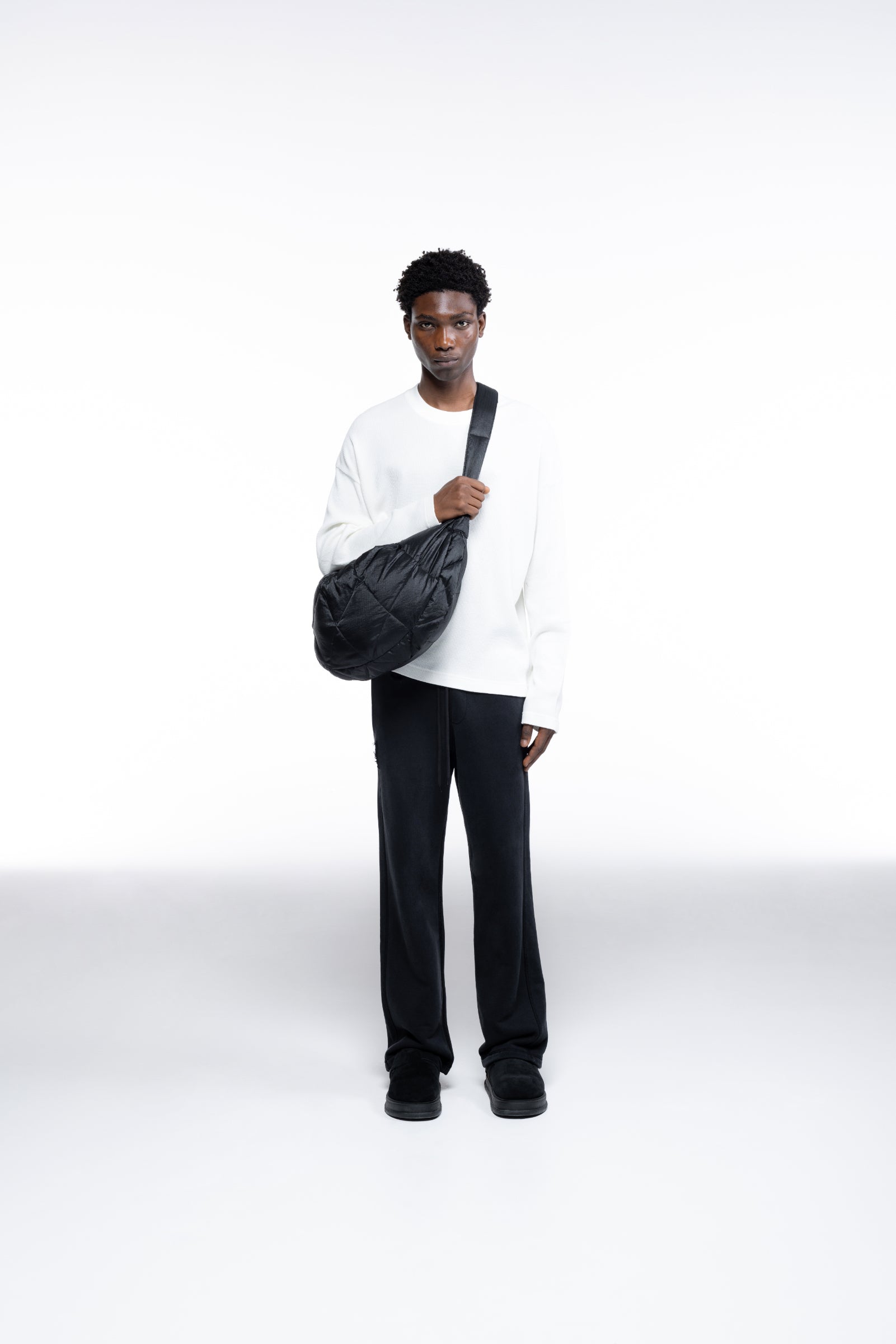 Cole Buxton | Ripstop Sling Bag | Mens | Black