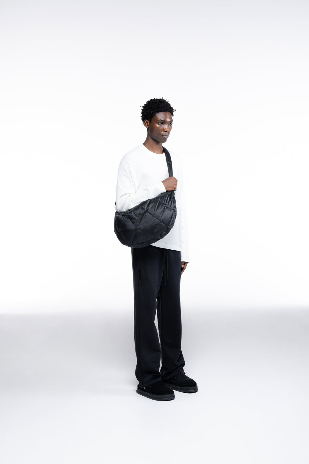 Cole Buxton | Ripstop Sling Bag | Mens | Black