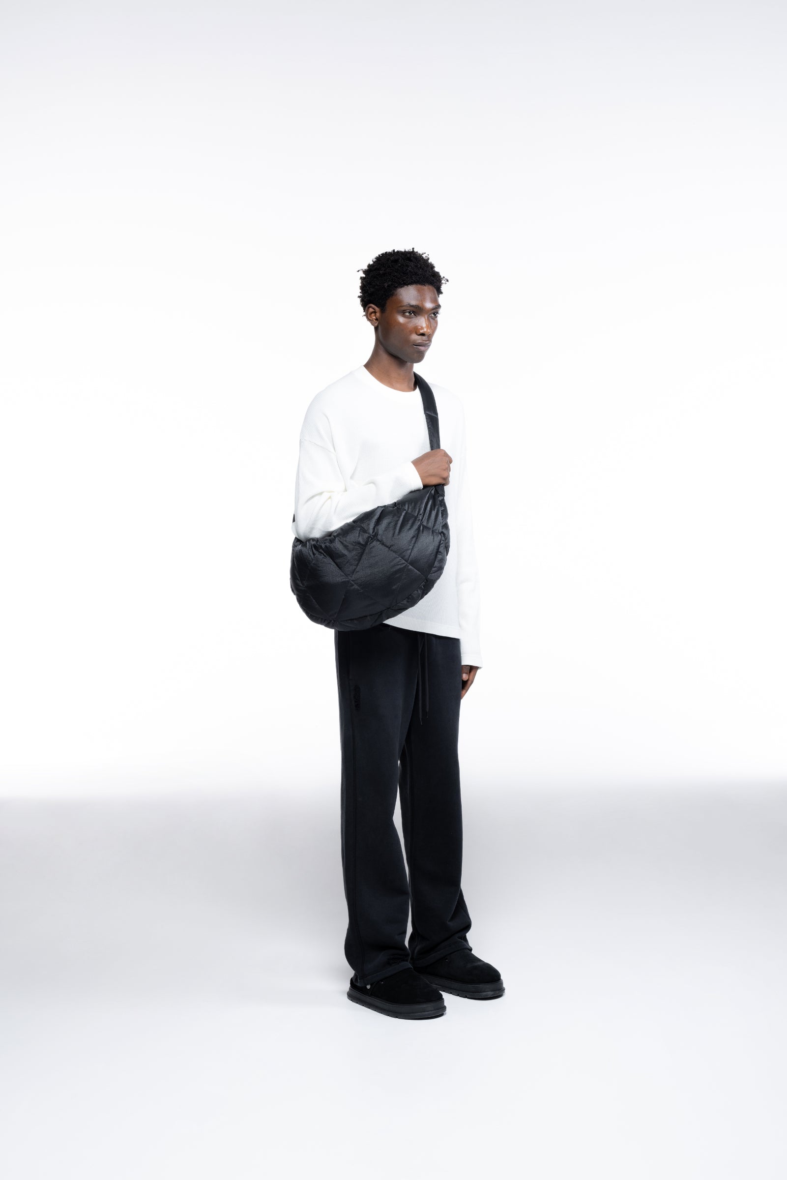 Cole Buxton | Ripstop Sling Bag | Mens | Black