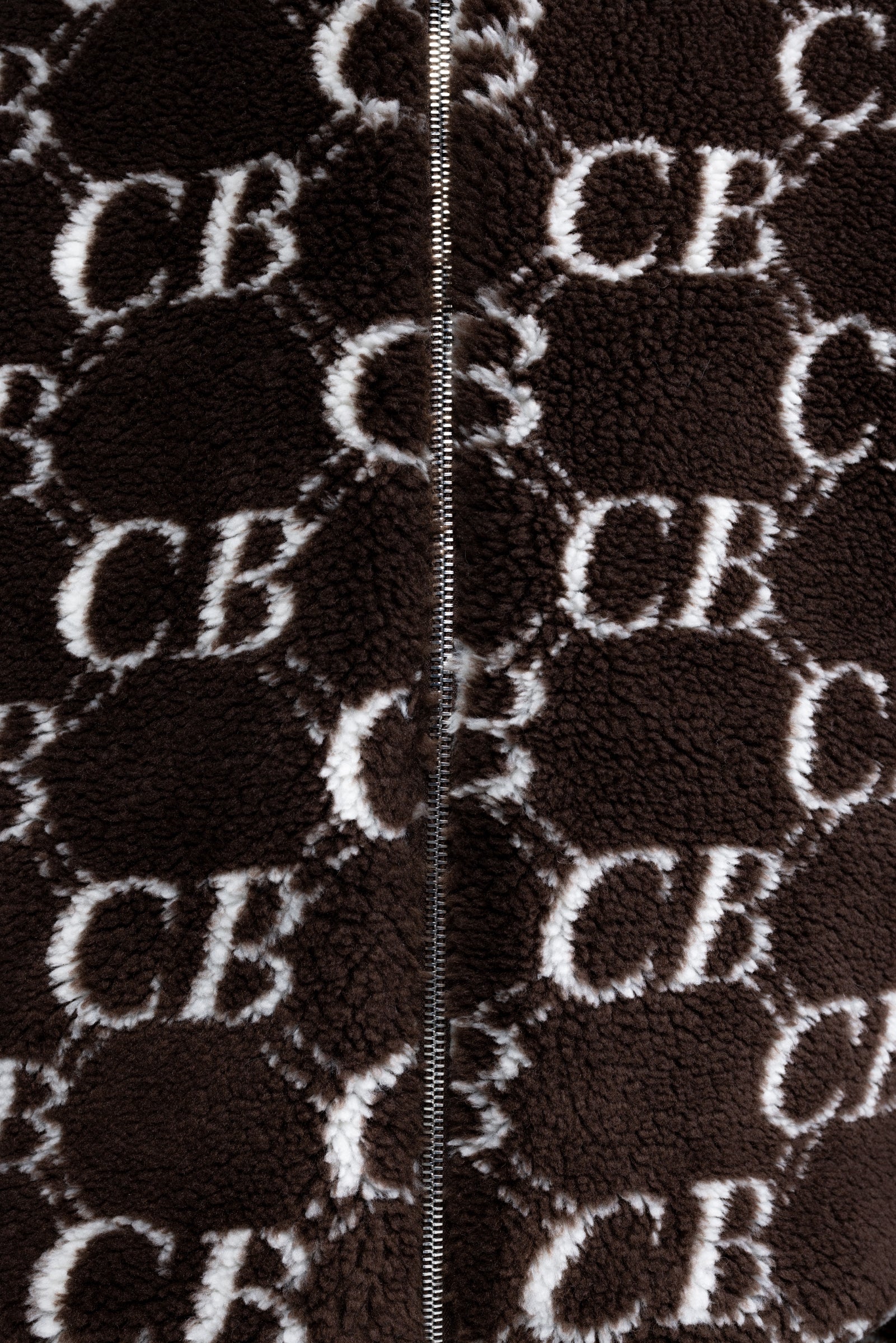 Cole Buxton | Cb Monogram Fleece | Mens | Brown