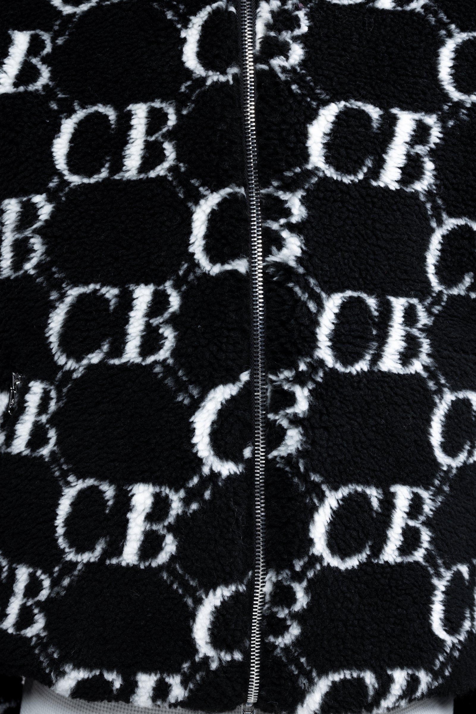 Cole Buxton | Cb Monogram Fleece | Mens | Black