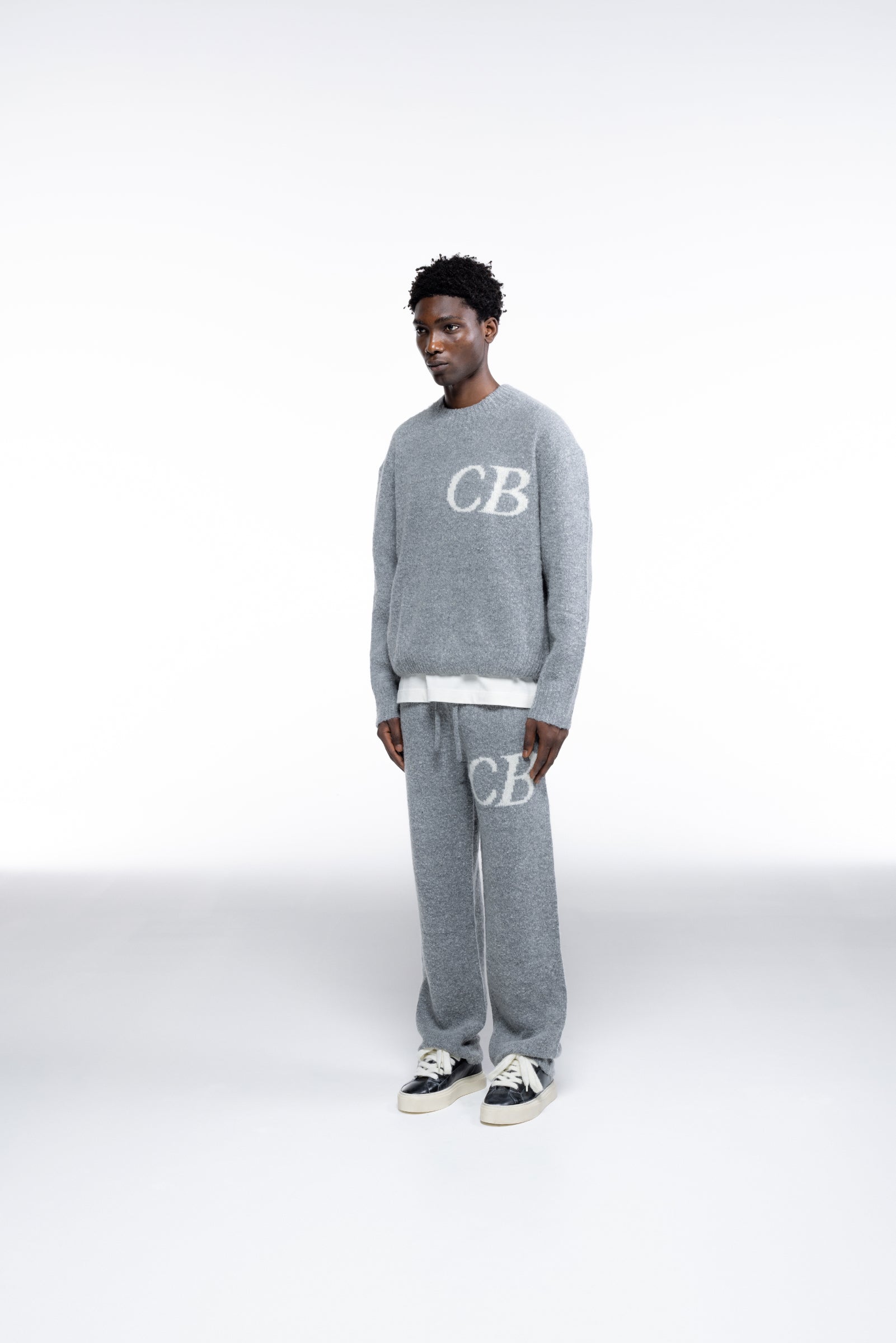 Cole Buxton | Cb Logo Knit Sweater | Mens | 0