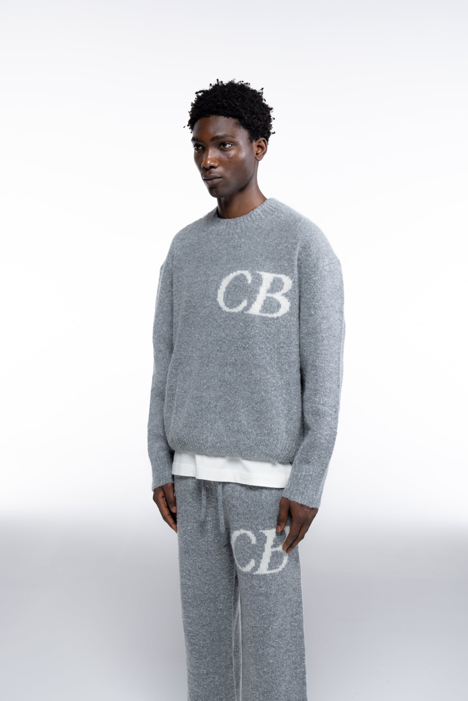 Cole Buxton | Cb Logo Knit Sweater | Mens | 0