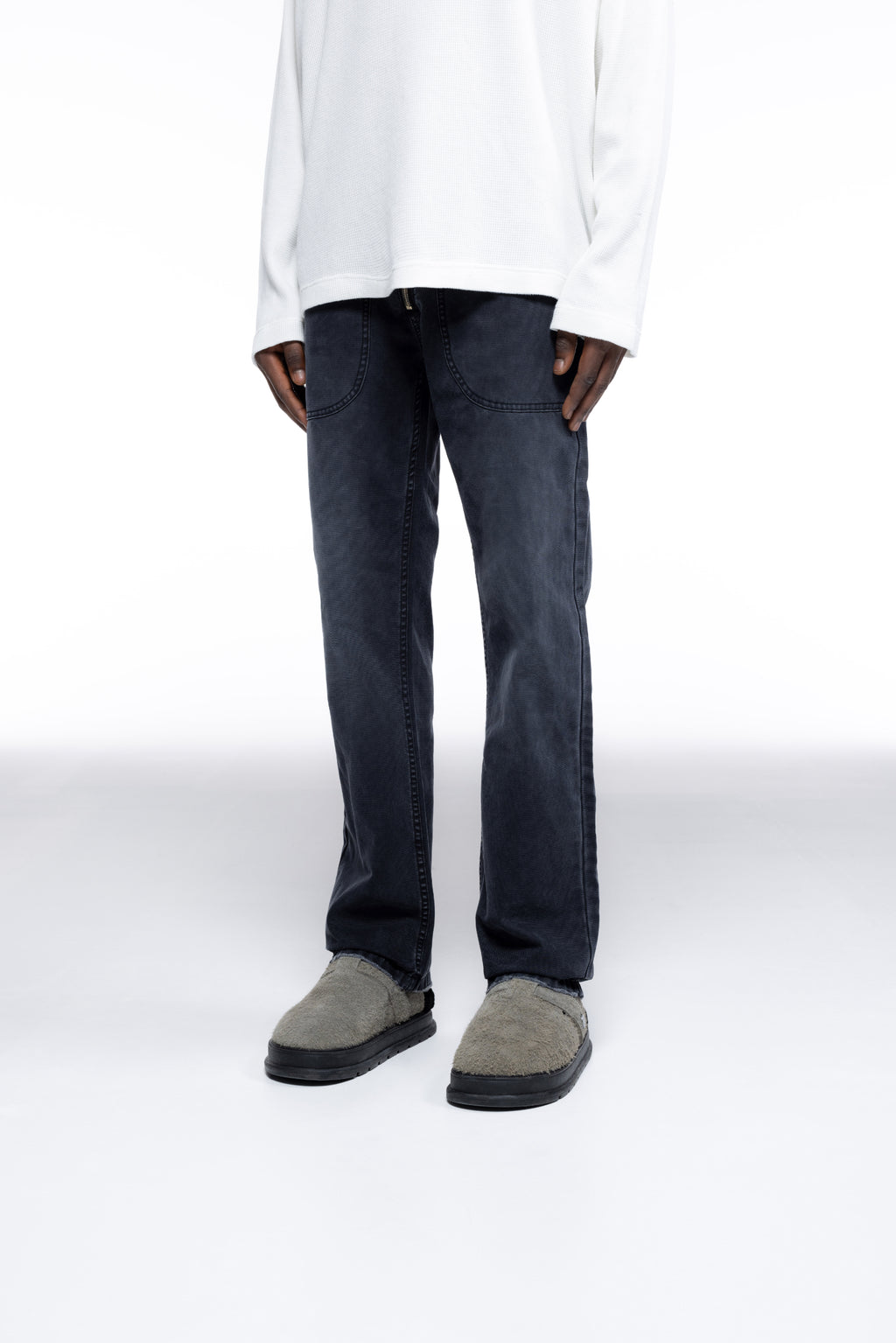 Cole Buxton | Canvas Carpenter Pants | Mens | Black